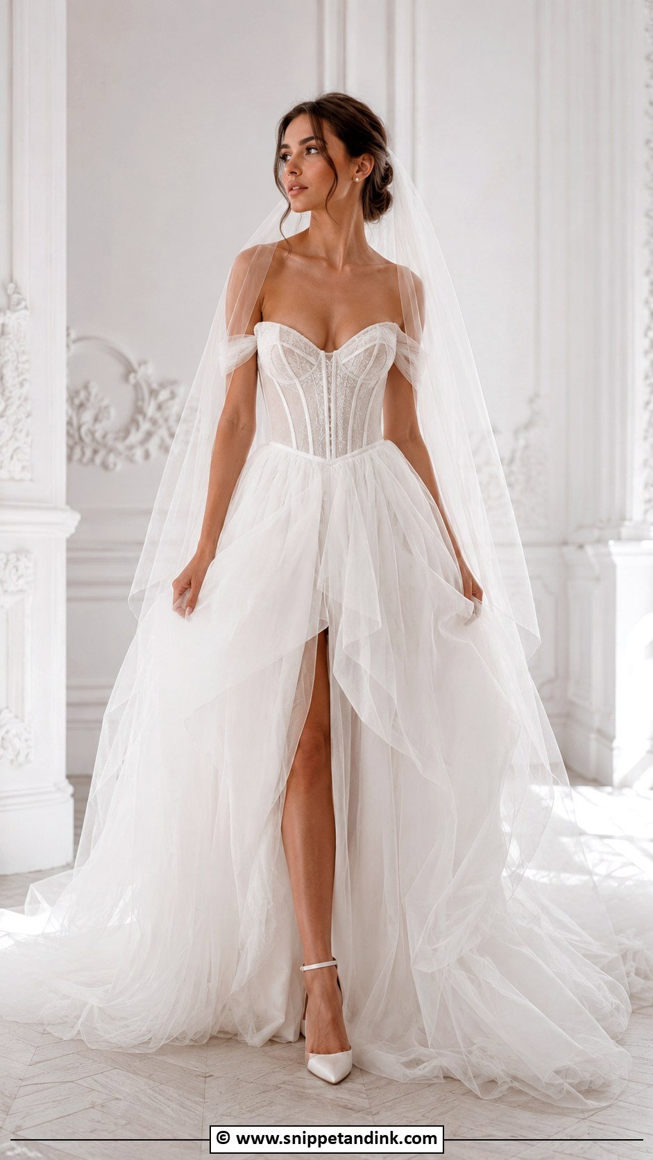 Sweetheart Neckline Corset Wedding Dress - Snippet and Ink - 30 Sweetheart Neckline Wedding Dress Ideas