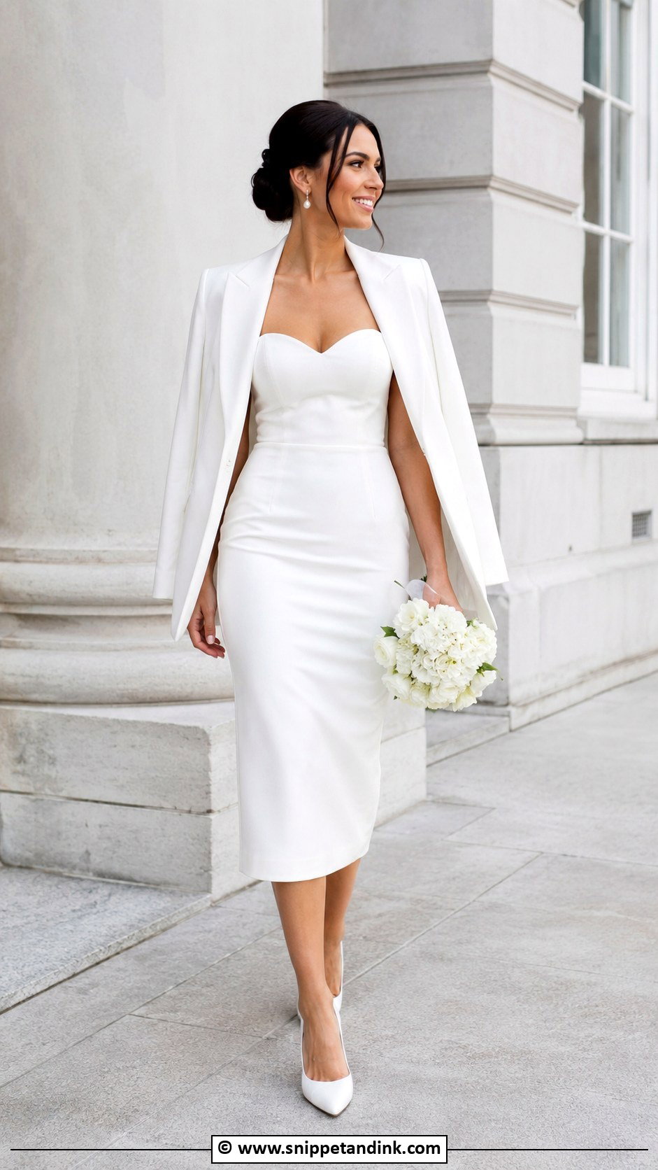 Sweetheart Neckline Courthouse Wedding Dress - Snippet and Ink - 30 Sweetheart Neckline Wedding Dress Ideas