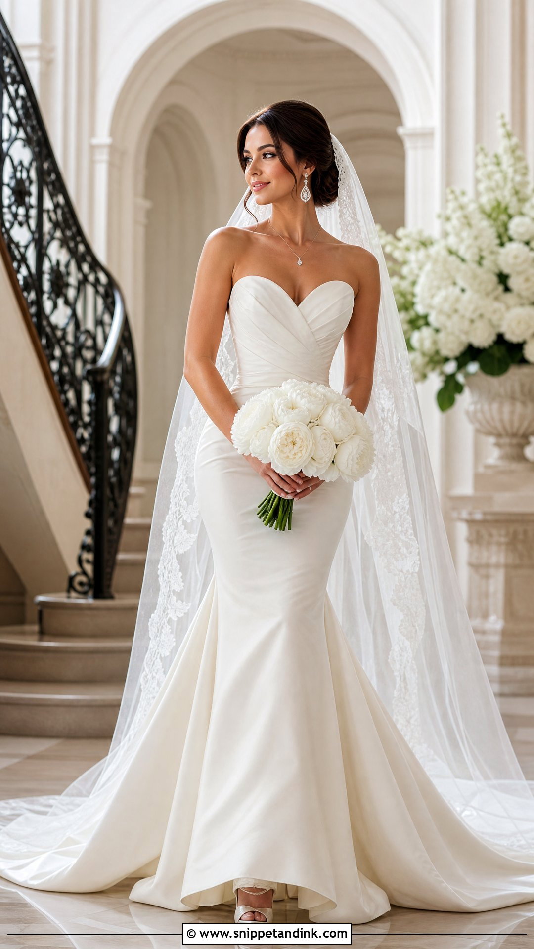 Sweetheart Neckline Mermaid Wedding Dress - Snippet and Ink - 20 Dream Wedding Dresses Mermaid