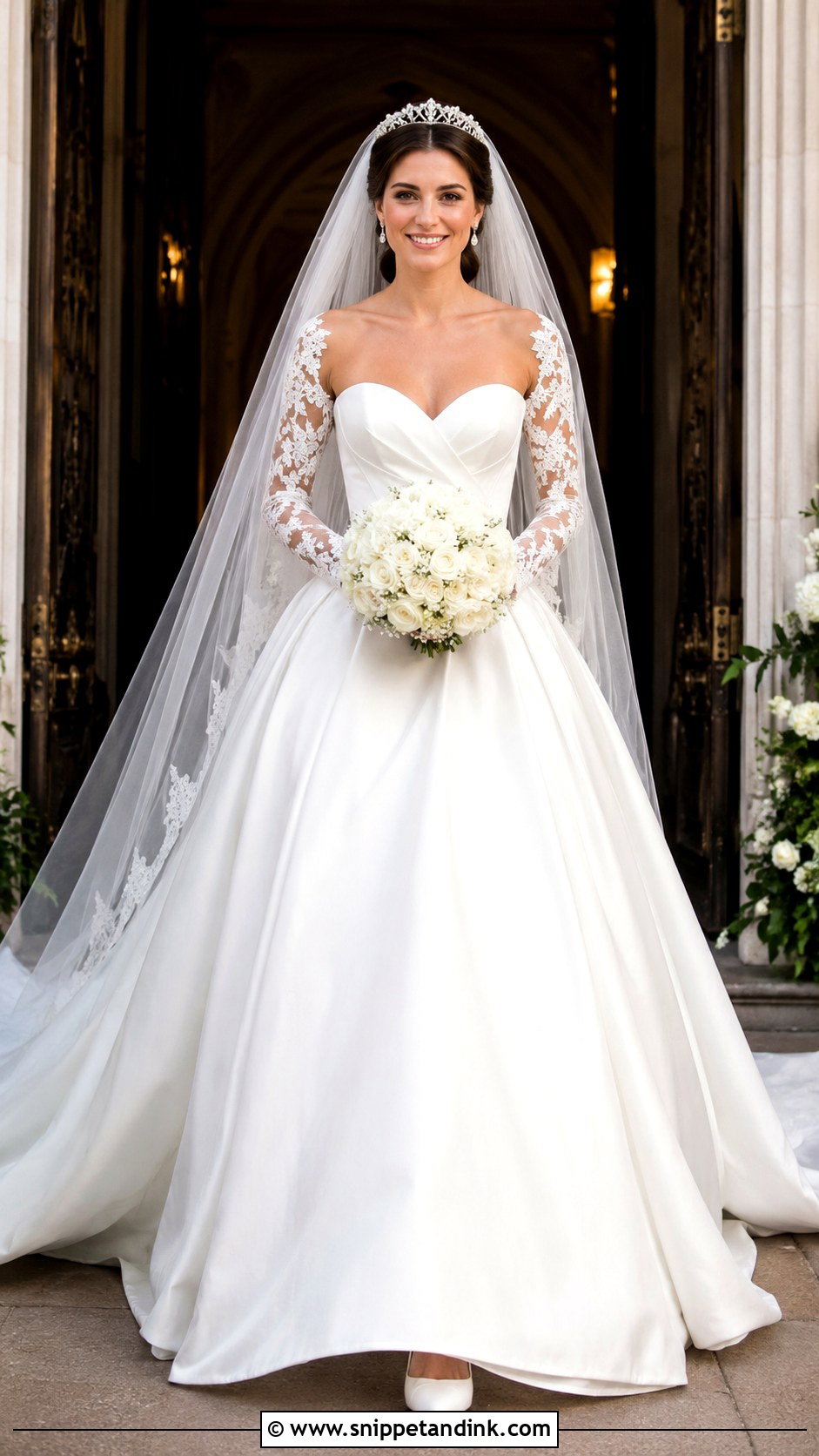 Sweetheart Neckline Royal Wedding Dress - Snippet and Ink - 20 Royal Wedding Dress Aesthetic Ideas