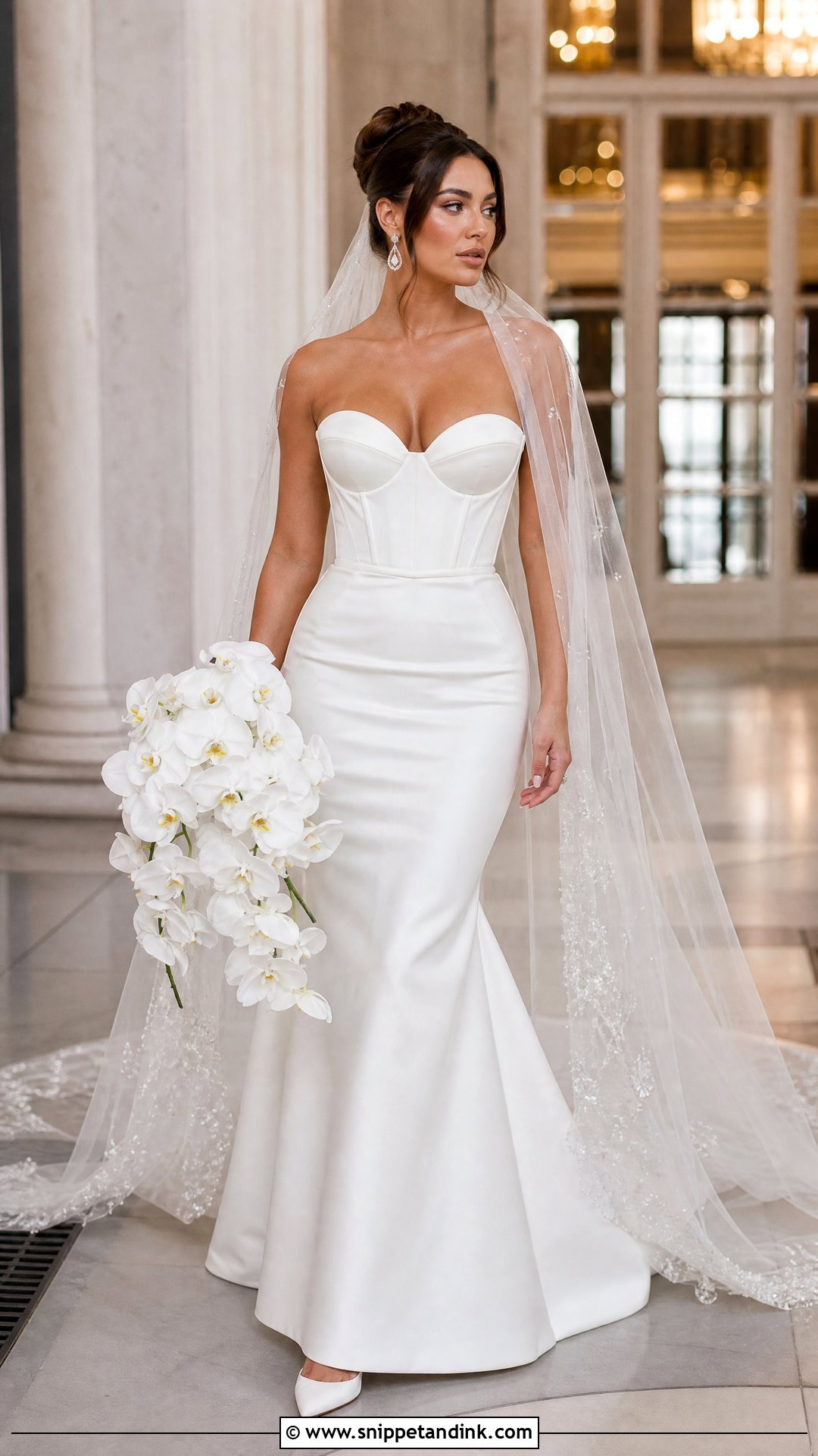 Sweetheart Neckline Serpentina Wedding Gown - Snippet and Ink - 20 Serpentina Wedding Gown Ideas