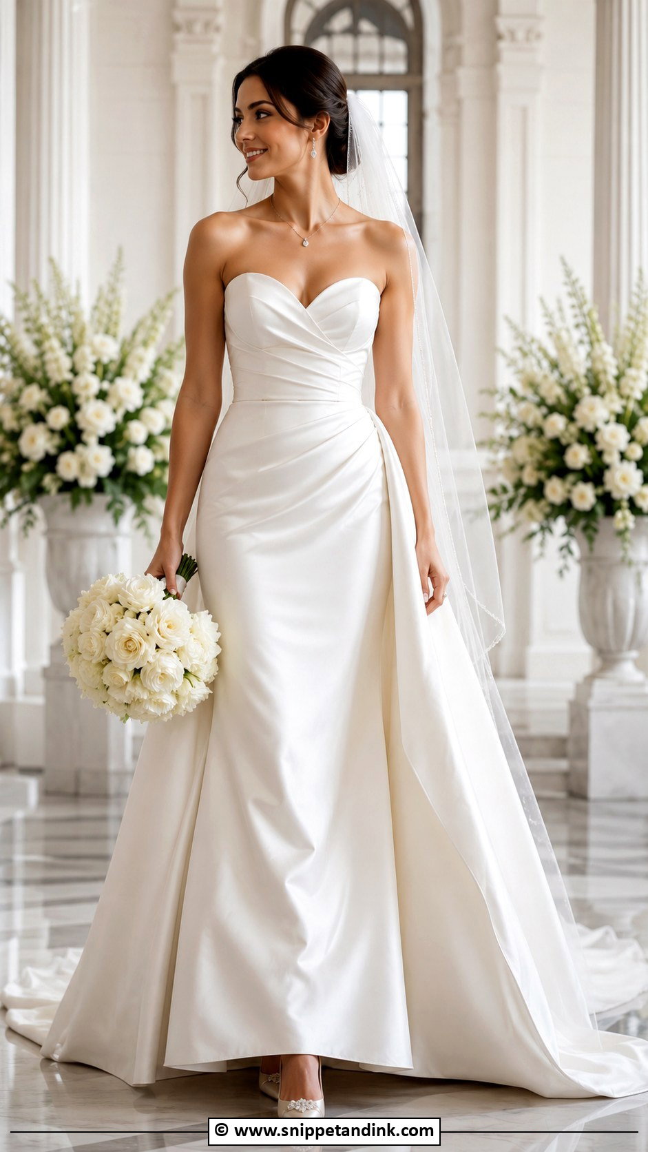 Sweetheart Neckline Wedding Dress - Snippet and Ink - 30 Elegant Wedding Dresses