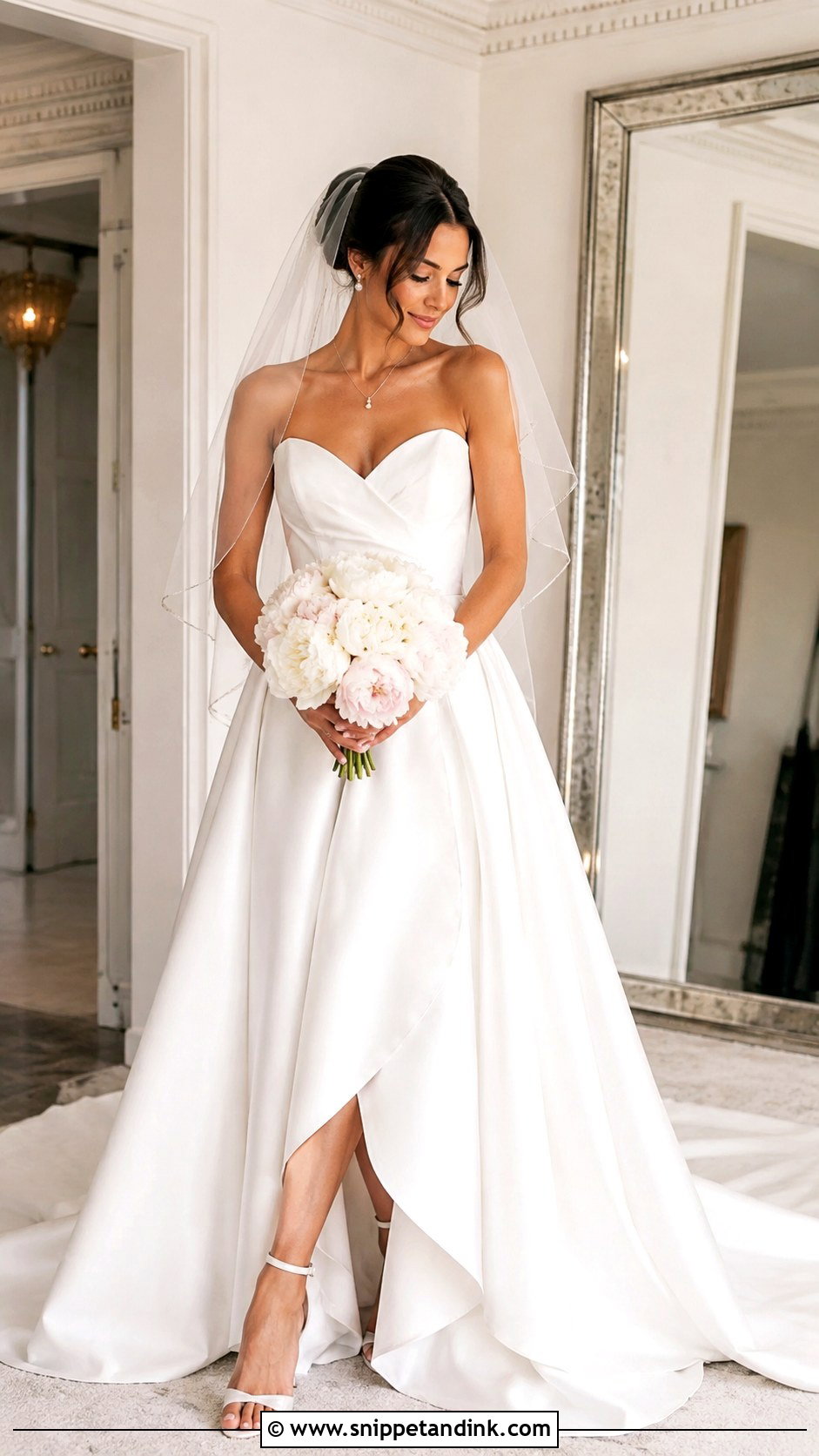 Sweetheart Neckline Wedding Dress - Snippet and Ink - 20 I Said Yes to the Dress Ideas