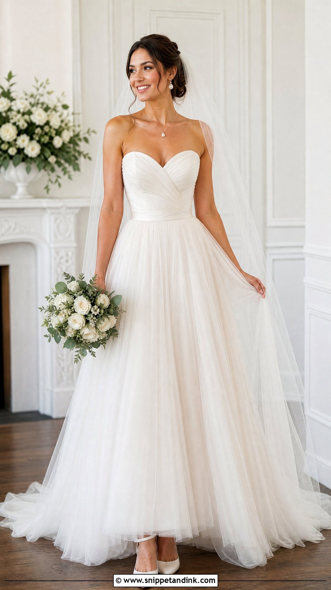 Sweetheart Neckline Wedding Dress - Snippet and Ink - 25 Timeless Wedding Gown Ideas