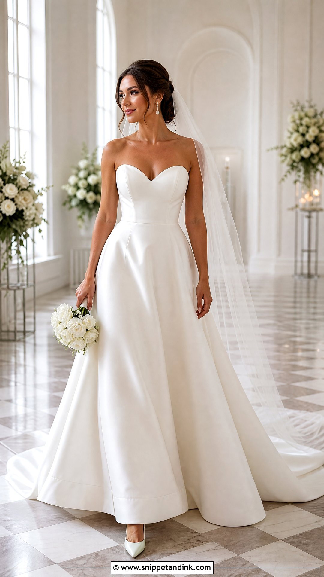 Sweetheart Neckline Wedding Dress - Snippet and Ink - 20 Wedding Dress Top Styles