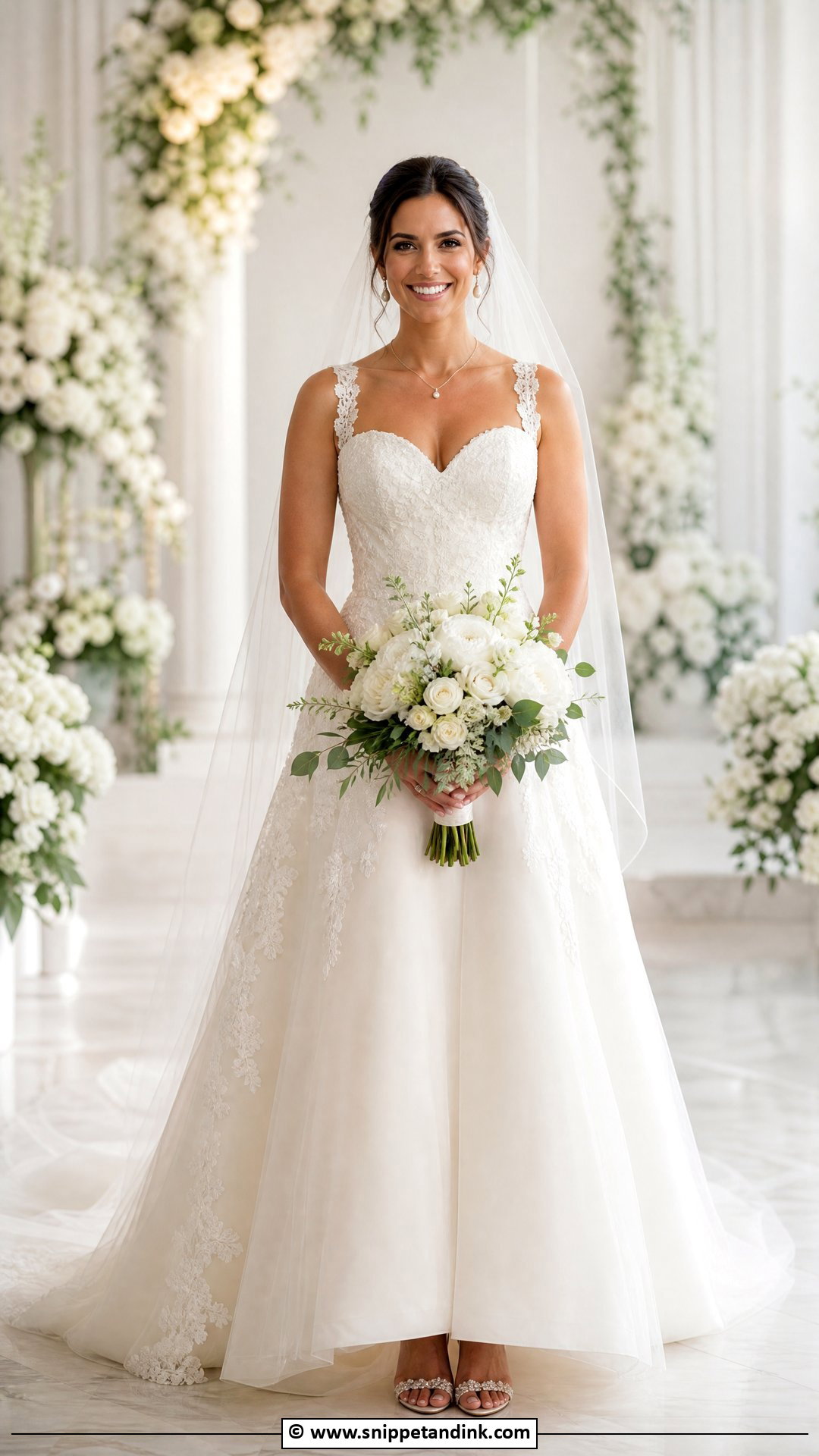 Sweetheart Neckline Wedding Dress - Snippet and Ink - 35 Classic Wedding Dress Ideas