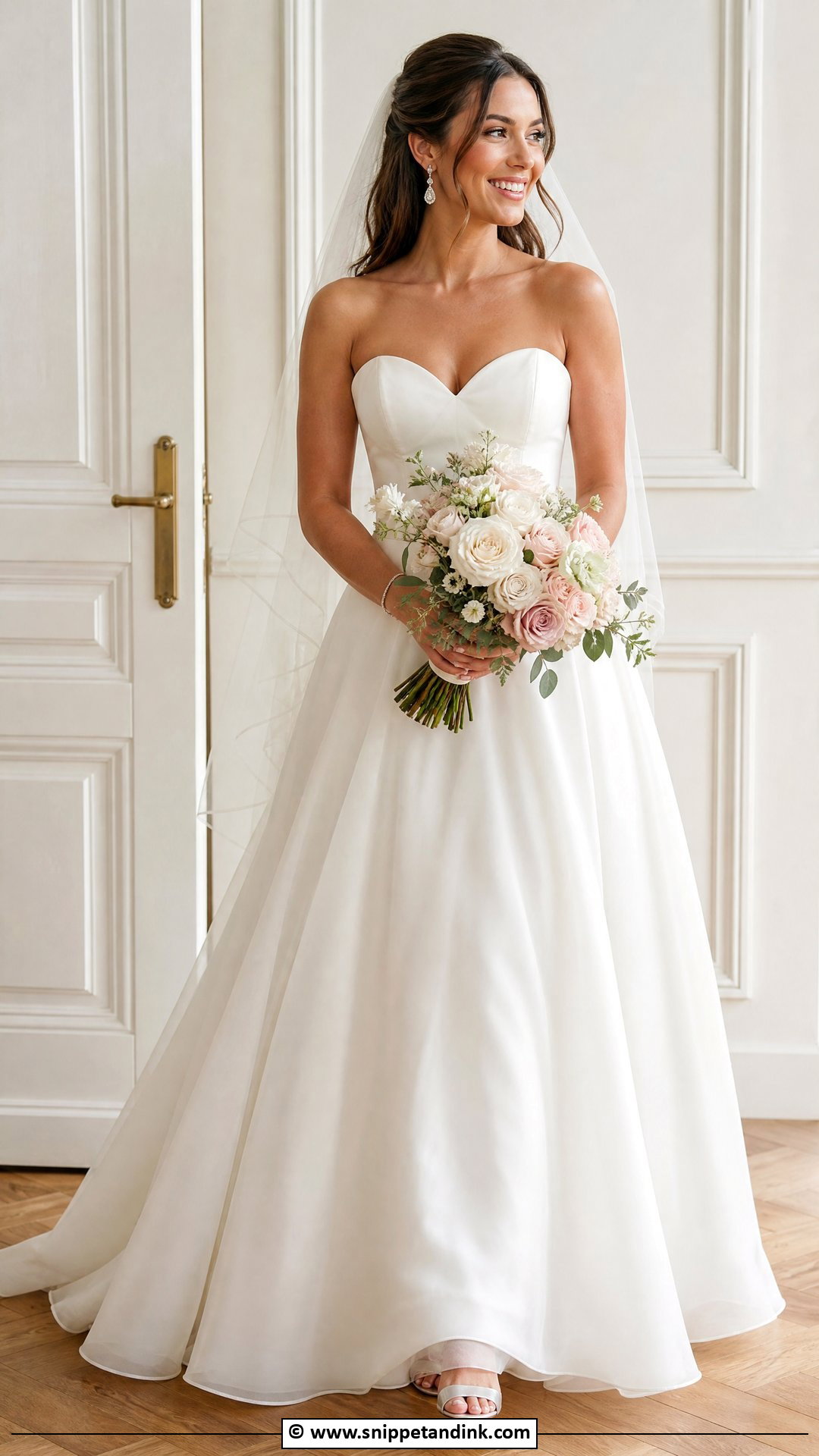 Sweetheart Neckline Wedding Dress - Snippet and Ink - 35 Dreamy Wedding Dress Ideas