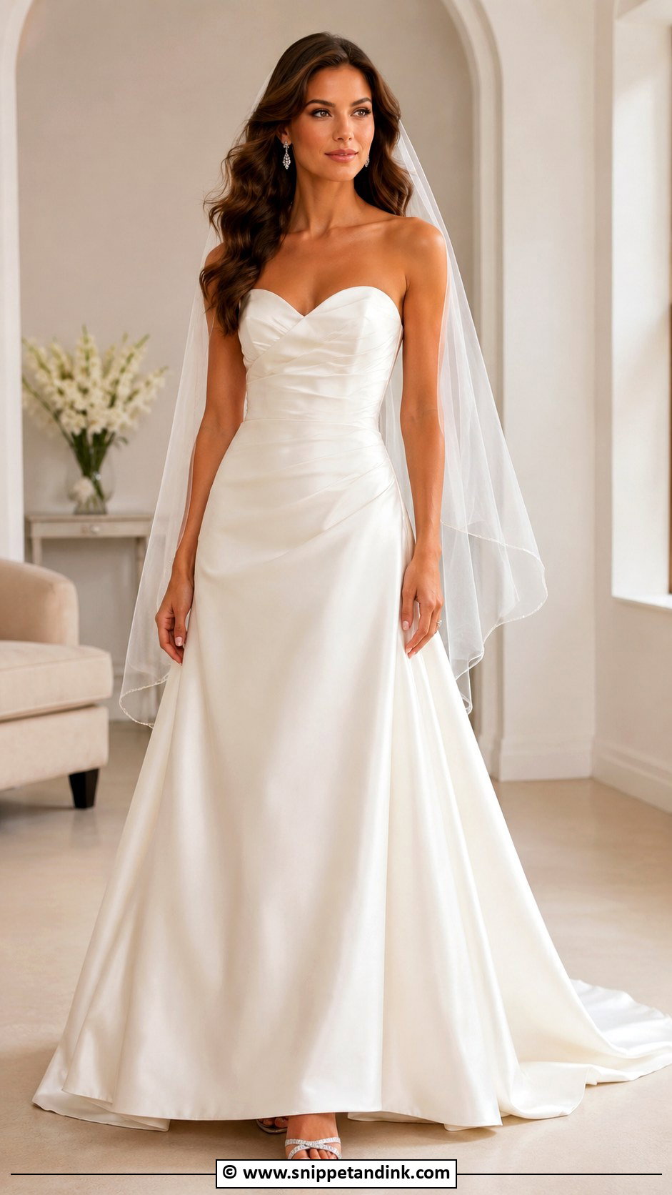 Sweetheart Neckline Wedding Dress - Snippet and Ink - 30 2000s Wedding Dress Ideas