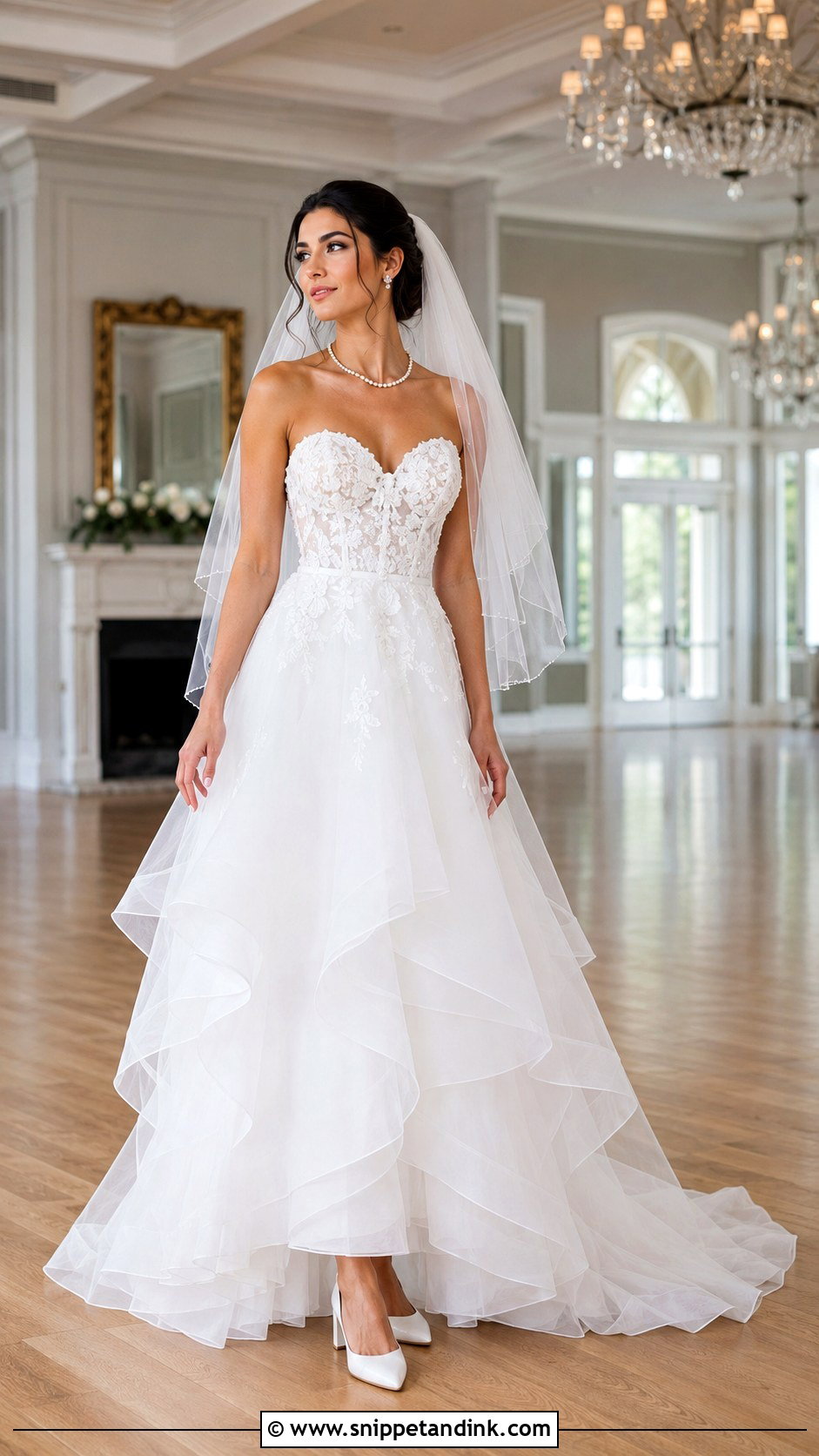 Sweetheart Organza Wedding Dress - Snippet and Ink - 20 2000 Wedding Dress Ideas