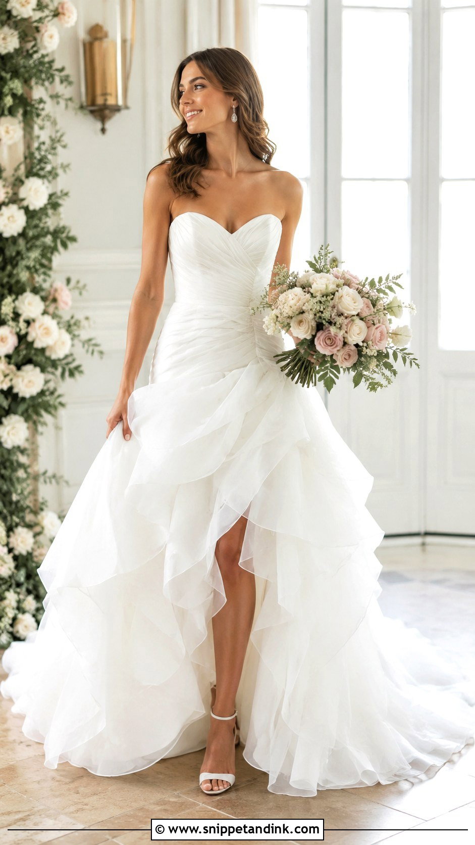 Sweetheart Organza Wedding Dress - Snippet and Ink - 30 Organza Wedding Dress Ideas