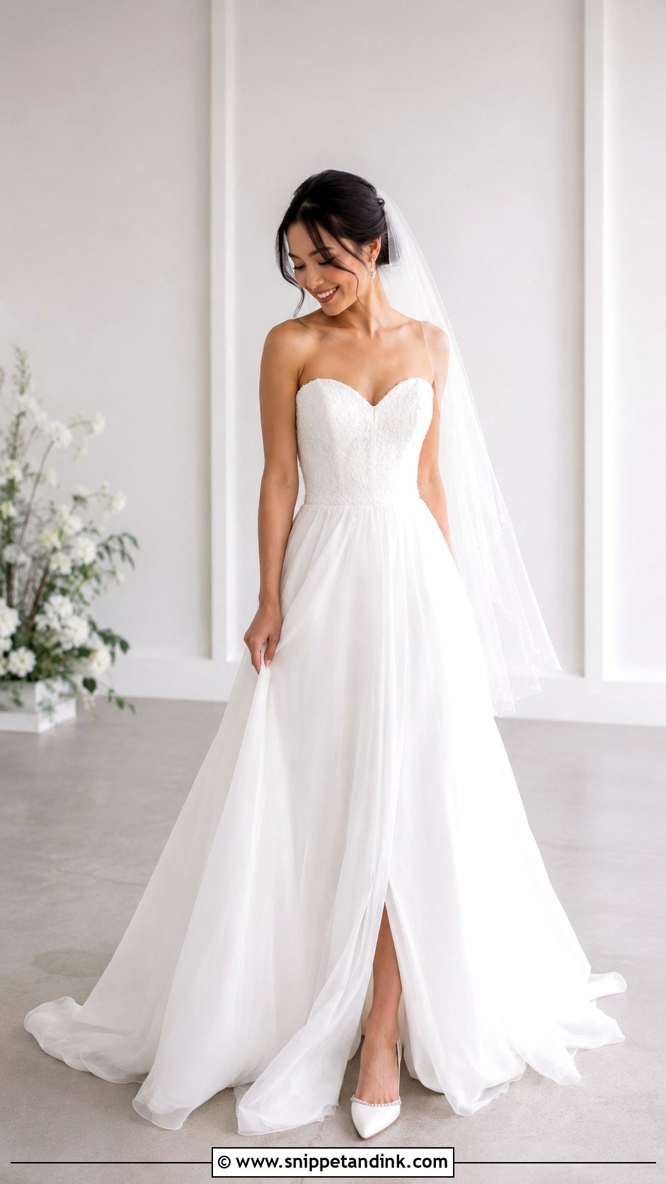 Sweetheart Petite Wedding Dress - Snippet and Ink - 25 Sweetheart Wedding Dress Ideas