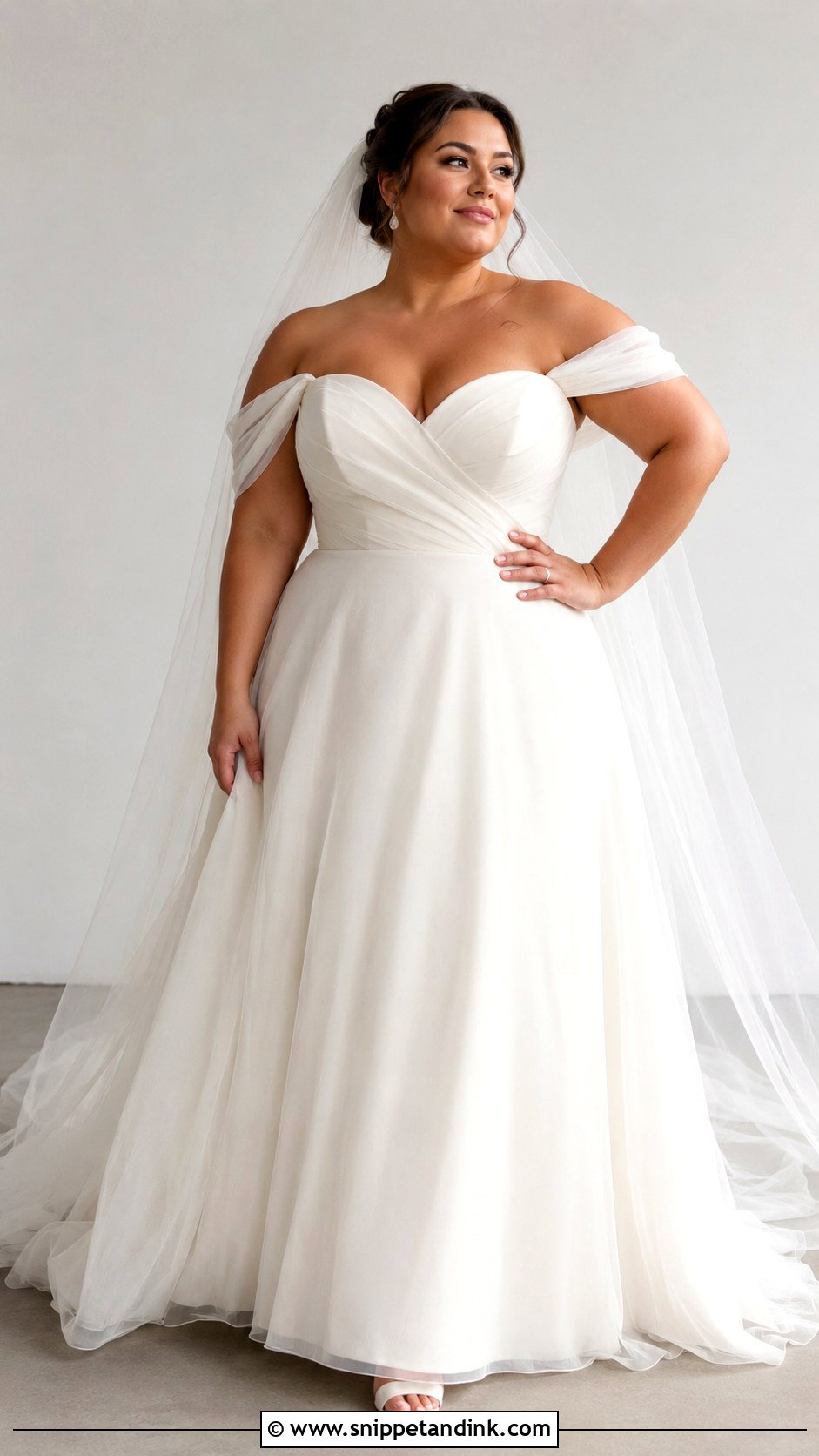 Sweetheart Plus Size Wedding Dress - Snippet and Ink - 25 Sweetheart Wedding Dress Ideas