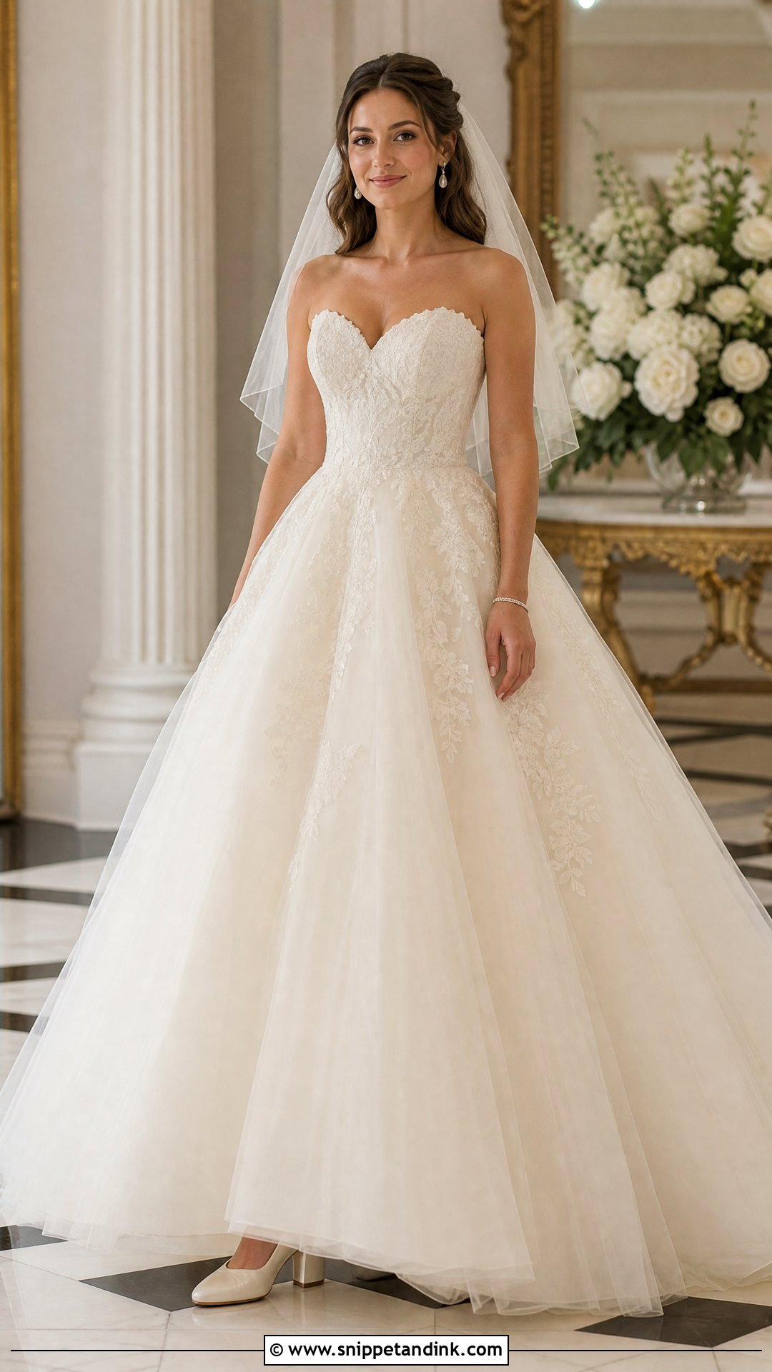 Sweetheart Princess Ball Gown Wedding Dress - Snippet and Ink - 20 Princess Ball Gowns Wedding Dress
