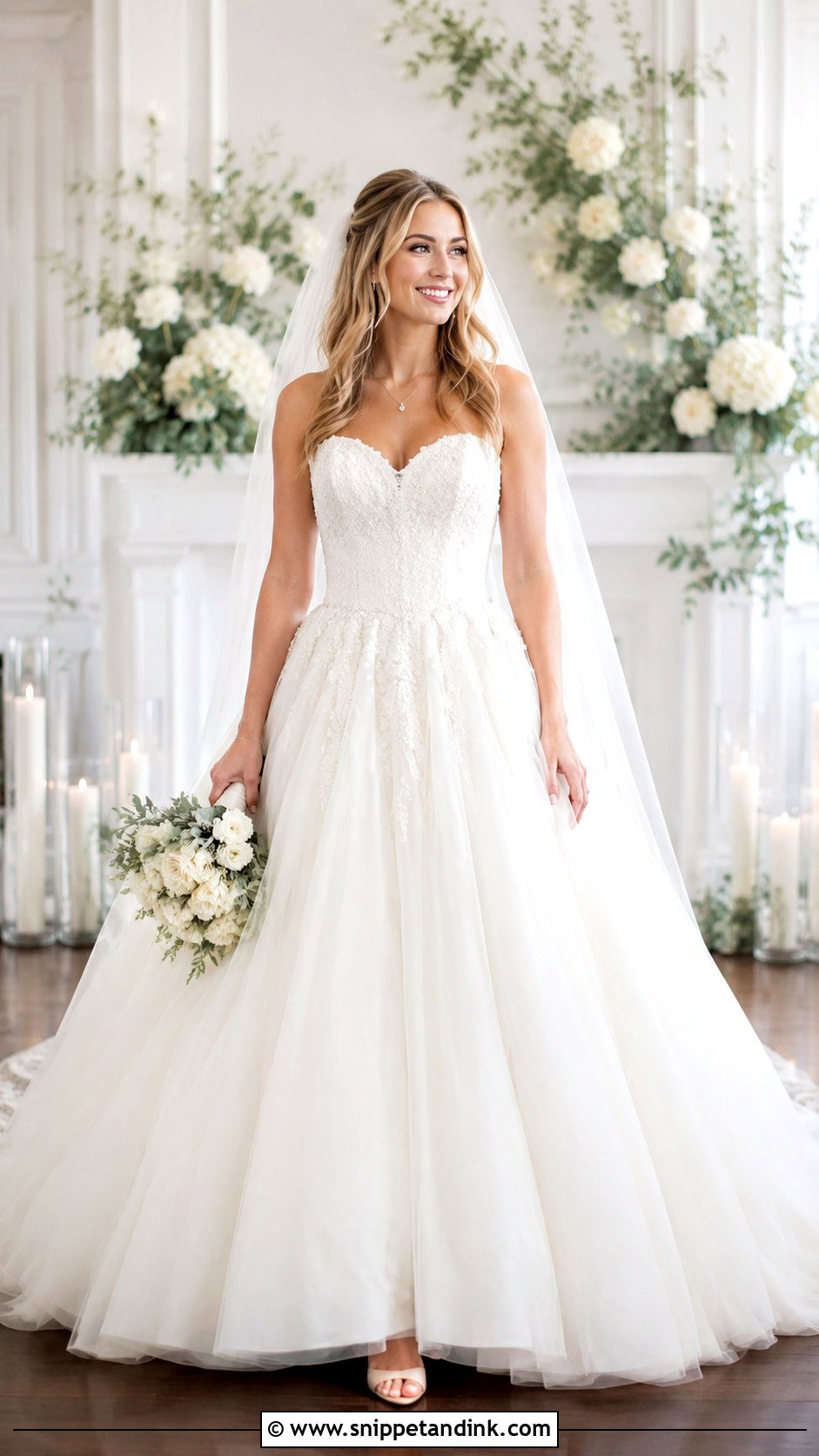 Sweetheart Princess Ball Gown Wedding Dress - Snippet and Ink - 25 Princess Wedding Dresses Ball Gown