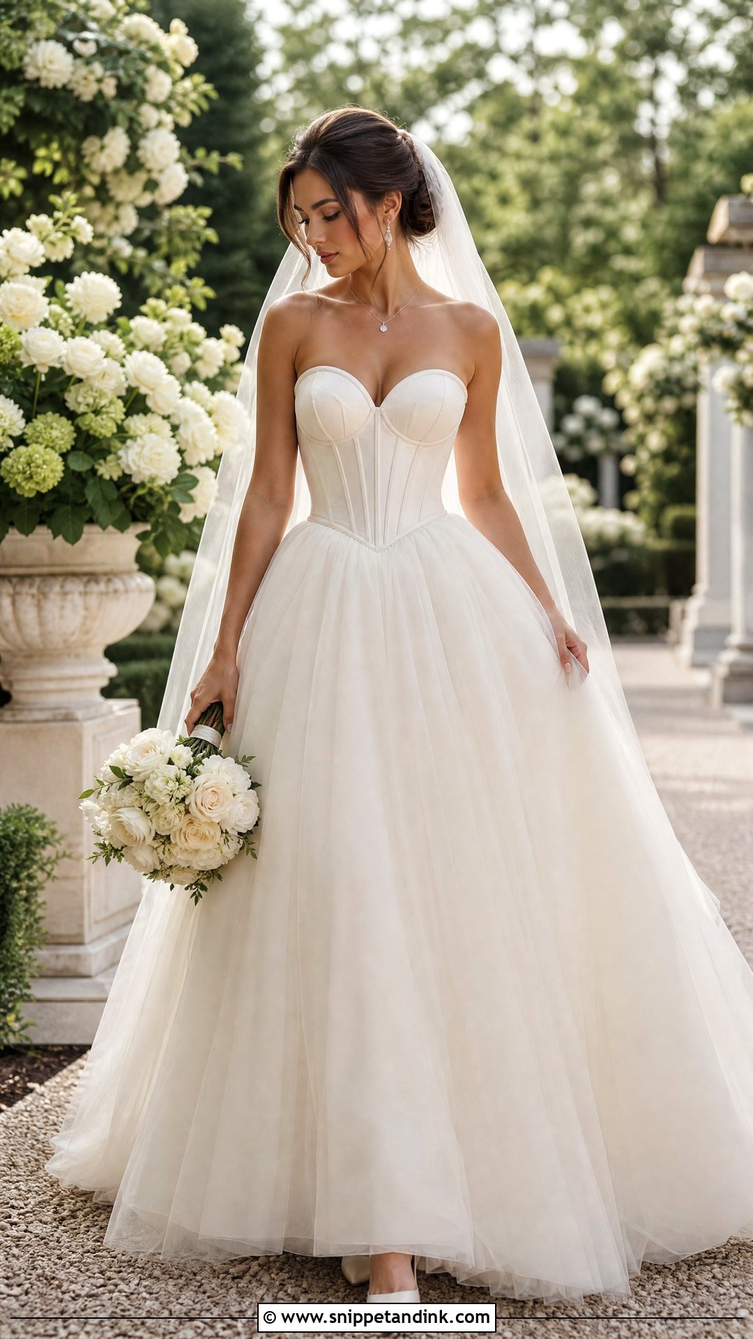 Sweetheart Princess Cut Wedding Dress - Snippet and Ink - 20 Princess Cut Wedding Dress Ideas