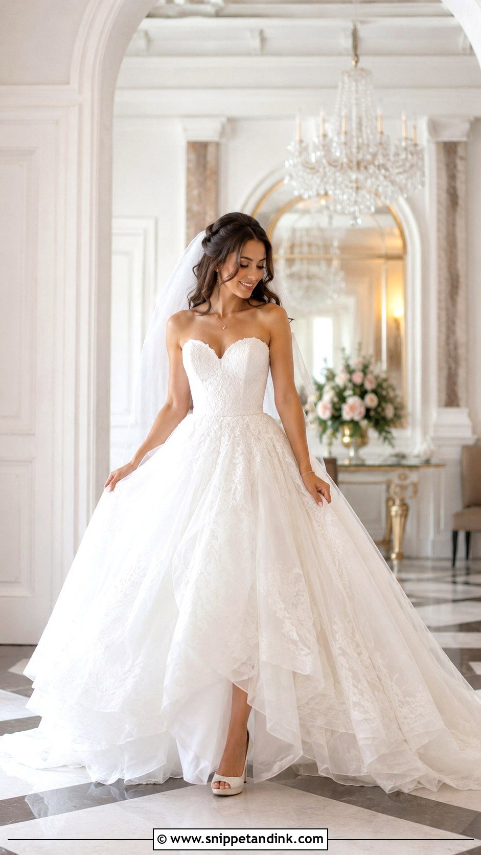 Sweetheart Princess Wedding Dress - Snippet and Ink - 25 Dream Princesses Wedding Dresses