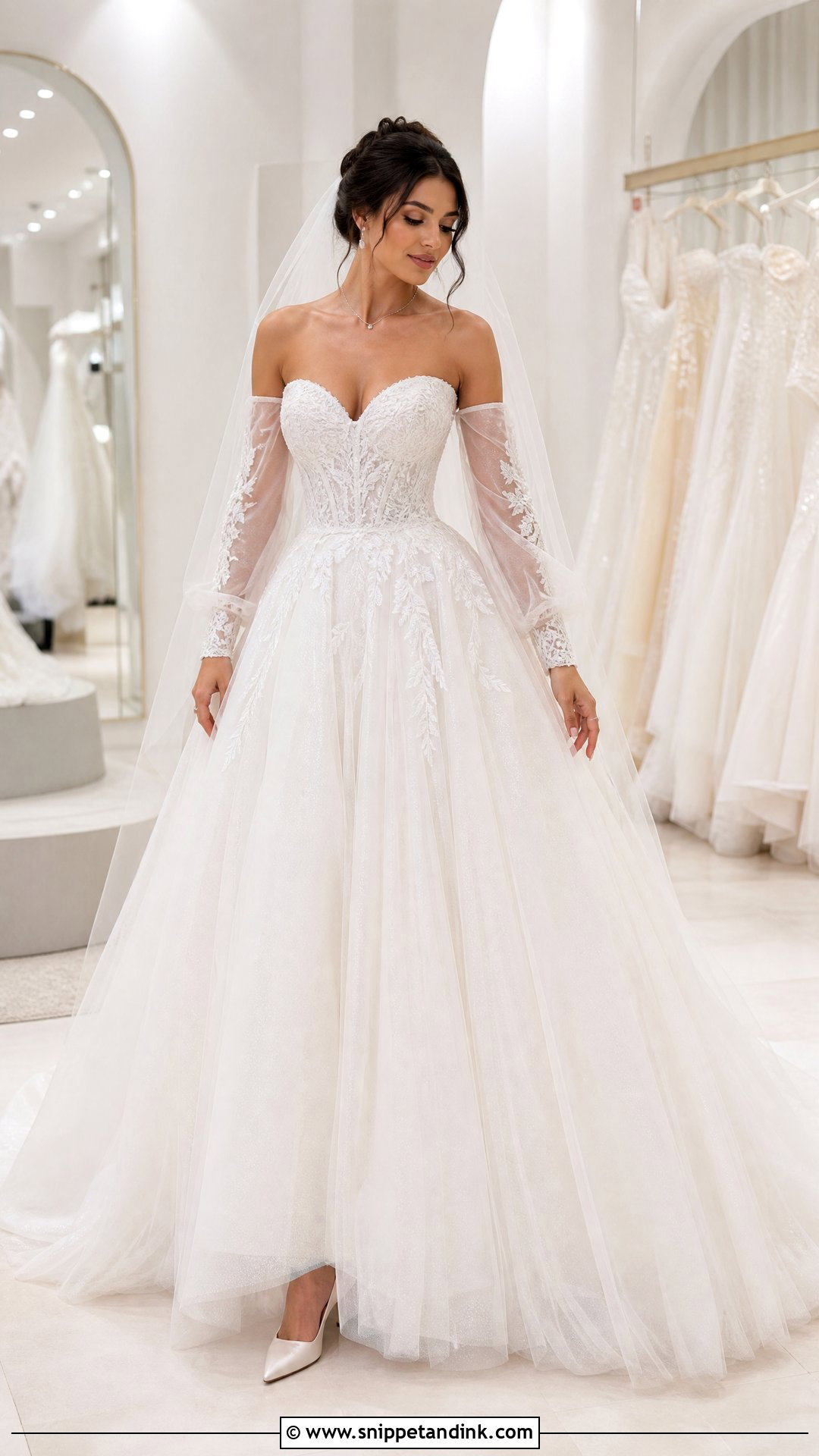 Sweetheart Princess Wedding Gown - Snippet and Ink - 25 Princess Wedding Gown Ideas