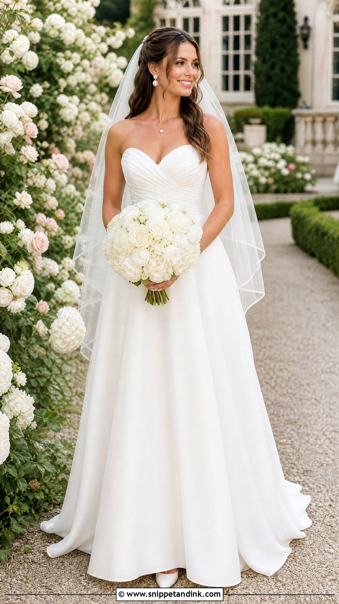 Sweetheart Ruched Wedding Dress - Snippet and Ink - 25 Ruched Wedding Dress Ideas