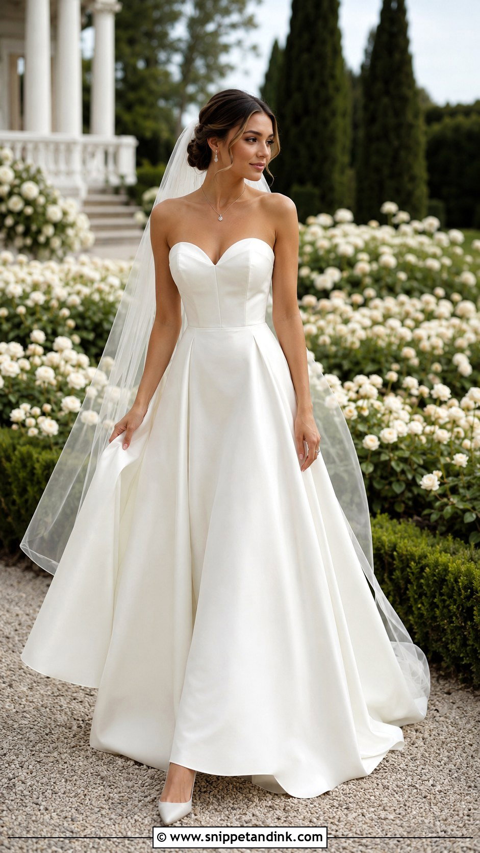 Sweetheart Strapless Corset Wedding Dress - Snippet and Ink - 20 Strapless Corset Wedding Dress Ideas
