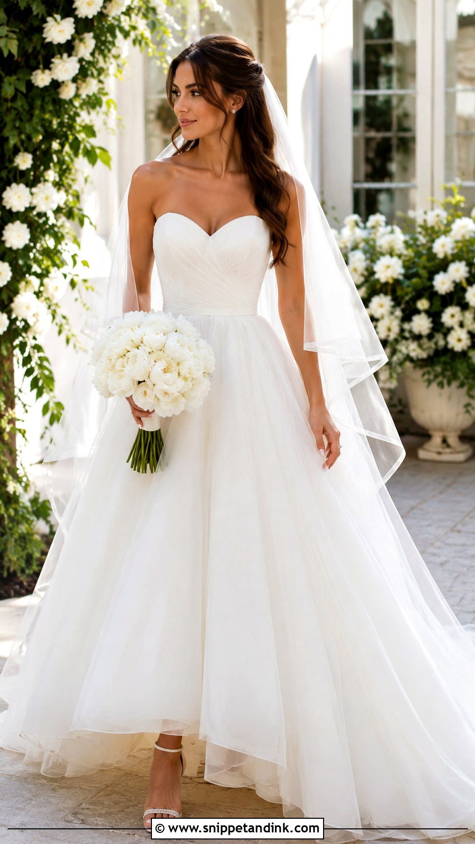 Sweetheart Tulle Princess Ball Gown Wedding Dress - Snippet and Ink - 20 Dream Wedding Dresses Ball Gown Princesses
