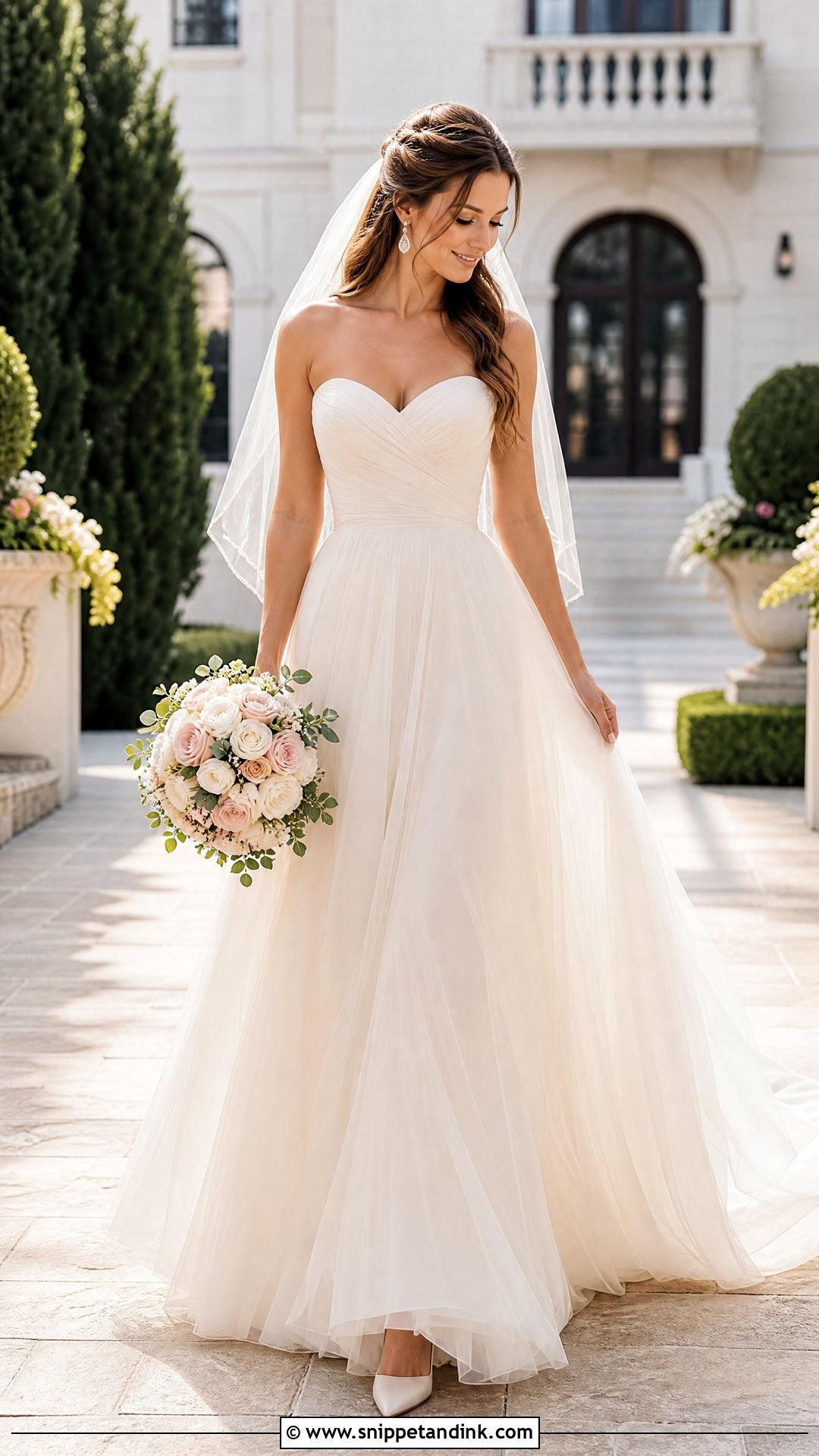Sweetheart Tulle Wedding Dress - Snippet and Ink - 20 Tool Wedding Dress Ideas