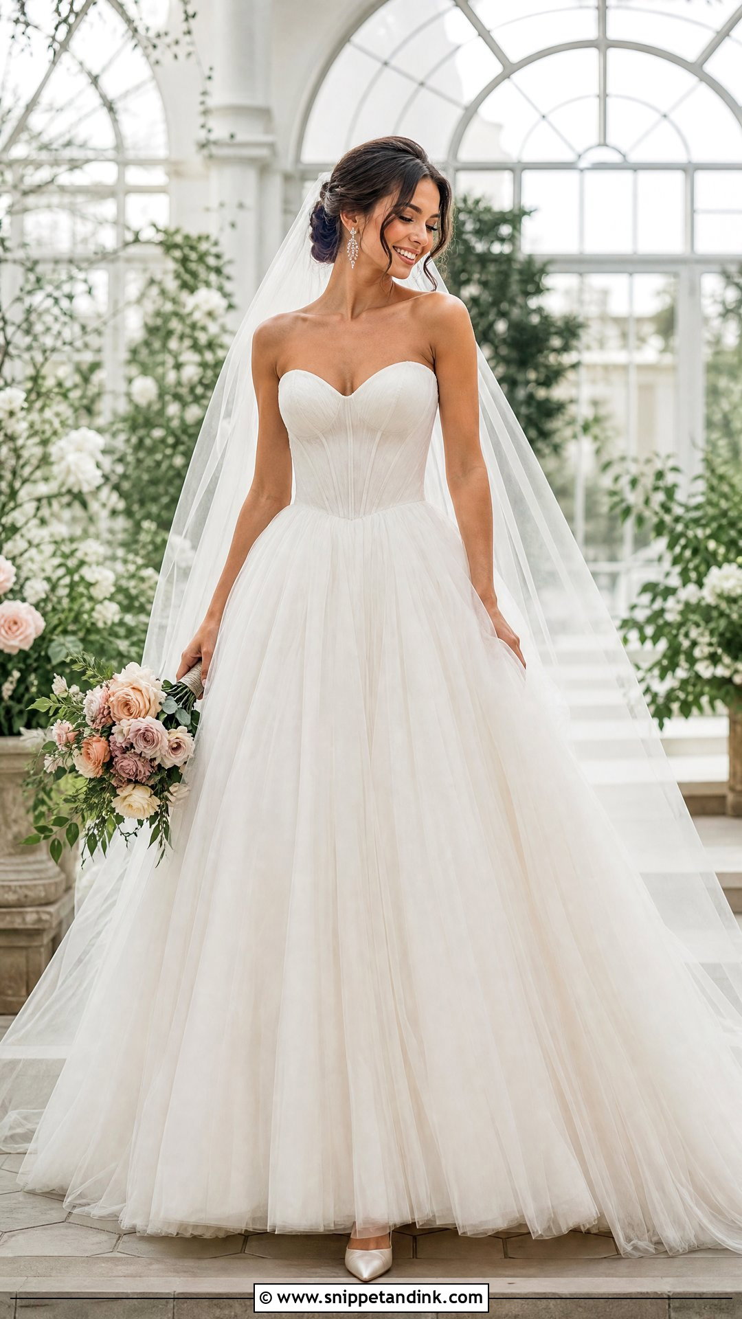 Sweetheart Tulle Wedding Dress Ballgown - Snippet and Ink - 20 Luxury Wedding Dress Ballgown Ideas