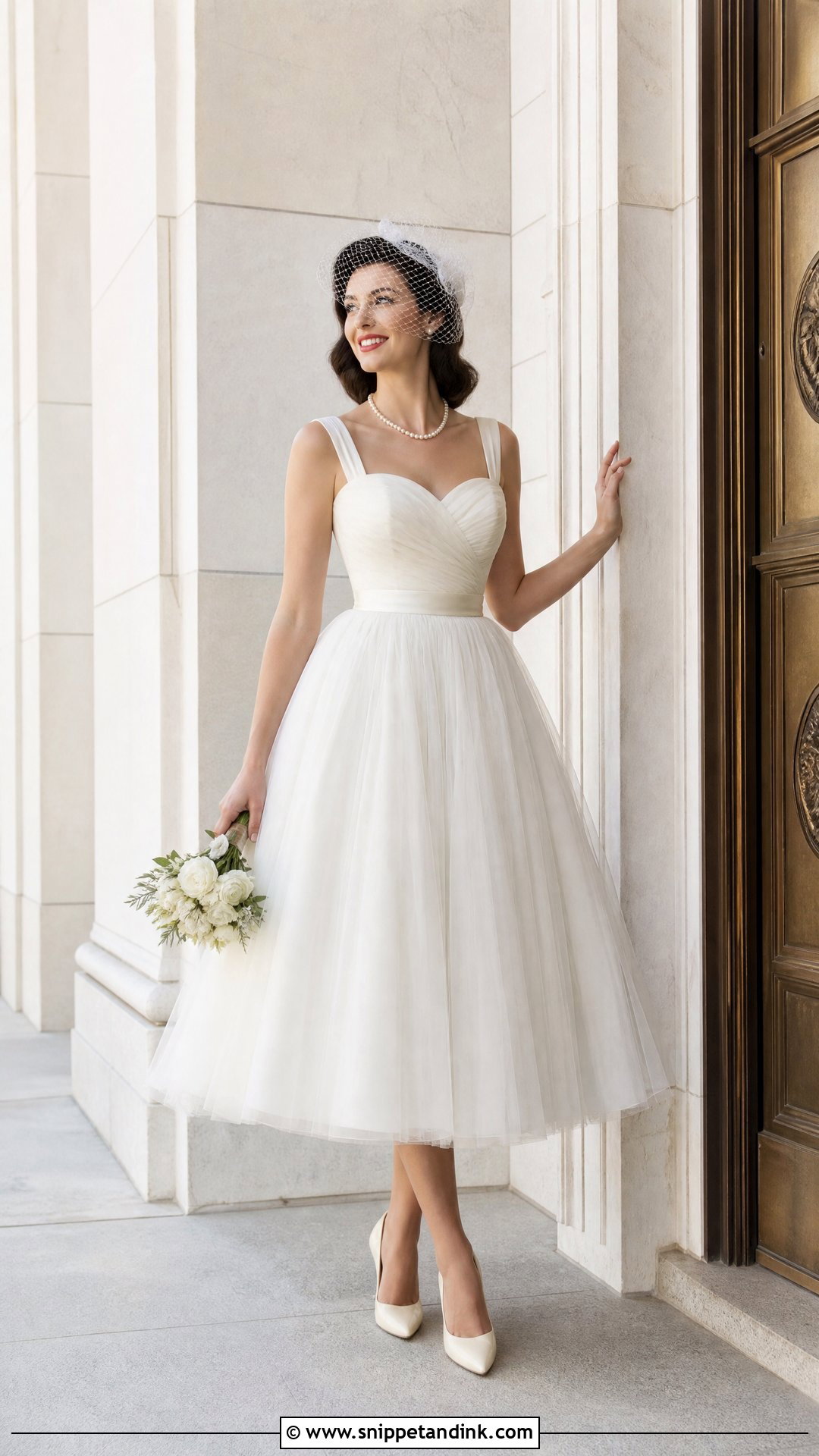 Sweetheart Vintage 50s Wedding Dress - Snippet and Ink - 20 Vintage 50s Wedding Dresses