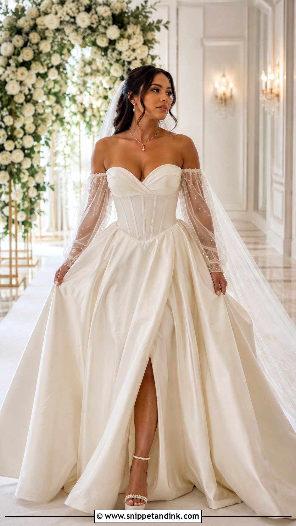 Sweetheart Wedding Dress - Snippet and Ink - 20 Flattering Wedding Dress Ideas
