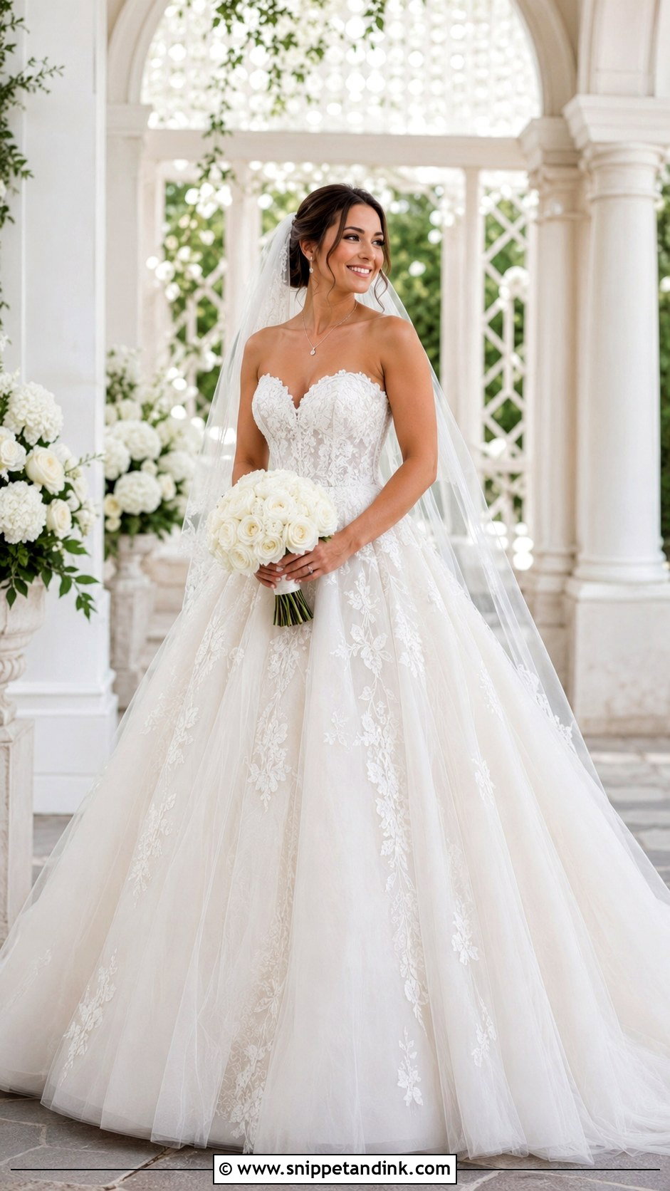Sweetheart Wedding Dress Ballgown - Snippet and Ink - 20 Elegant Wedding Dress Ballgown Ideas