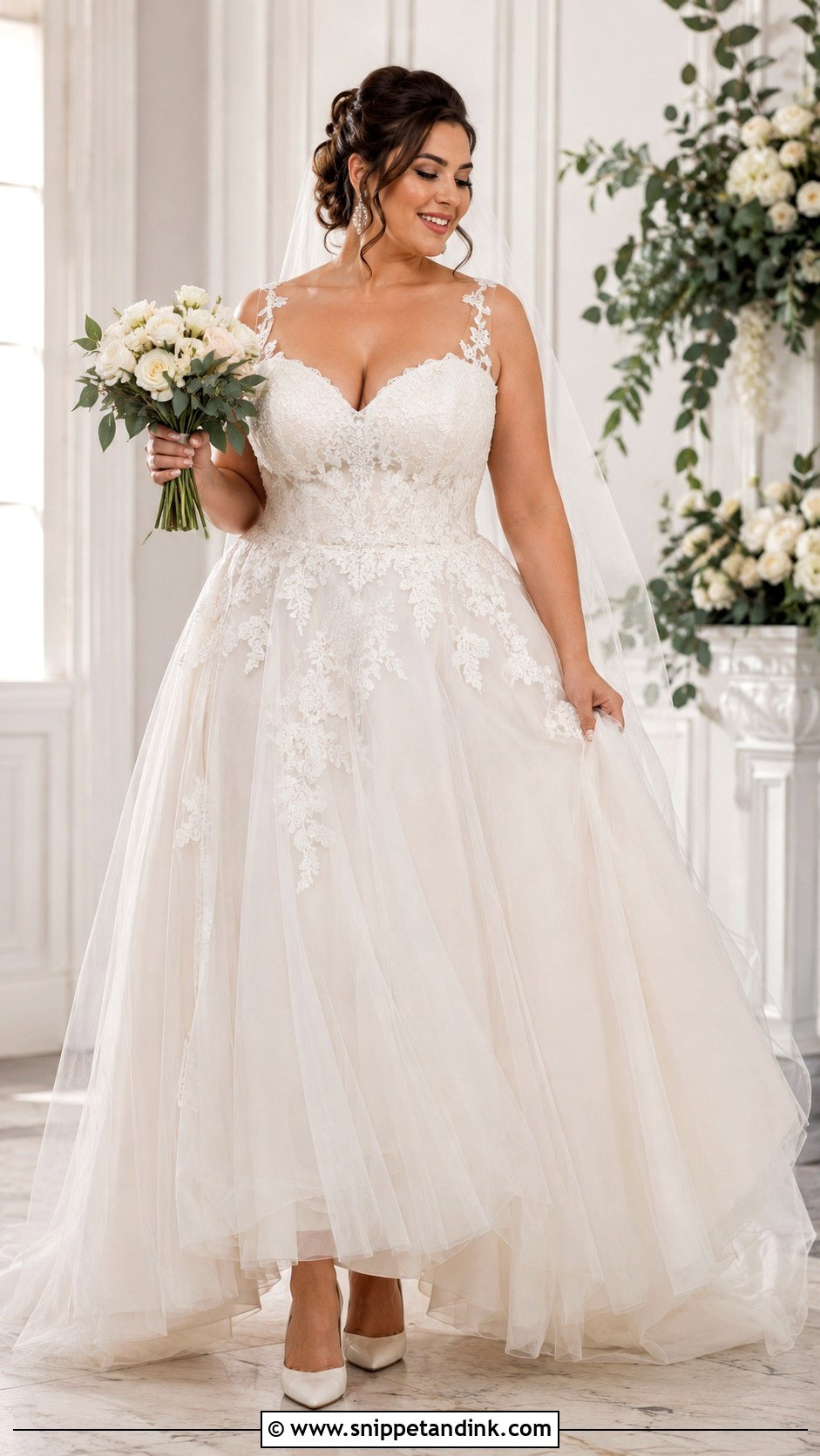 Sweetheart Wedding Dress For Big Bust - Snippet and Ink - 25 Big Bust Wedding Dress Ideas