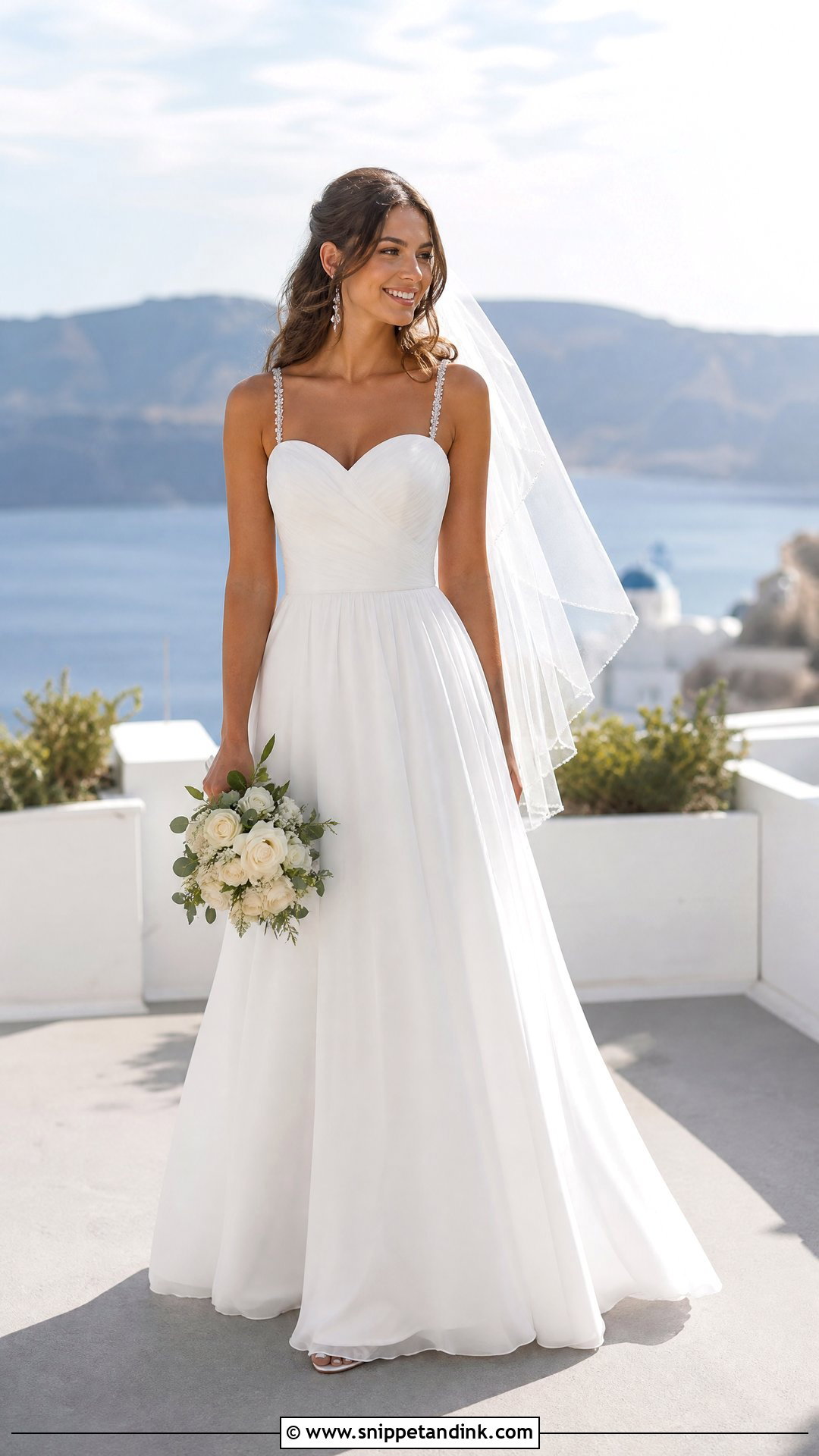 Sweetheart Wedding Dress With Straps - Snippet and Ink - 20 Heart Wedding Dress Ideas