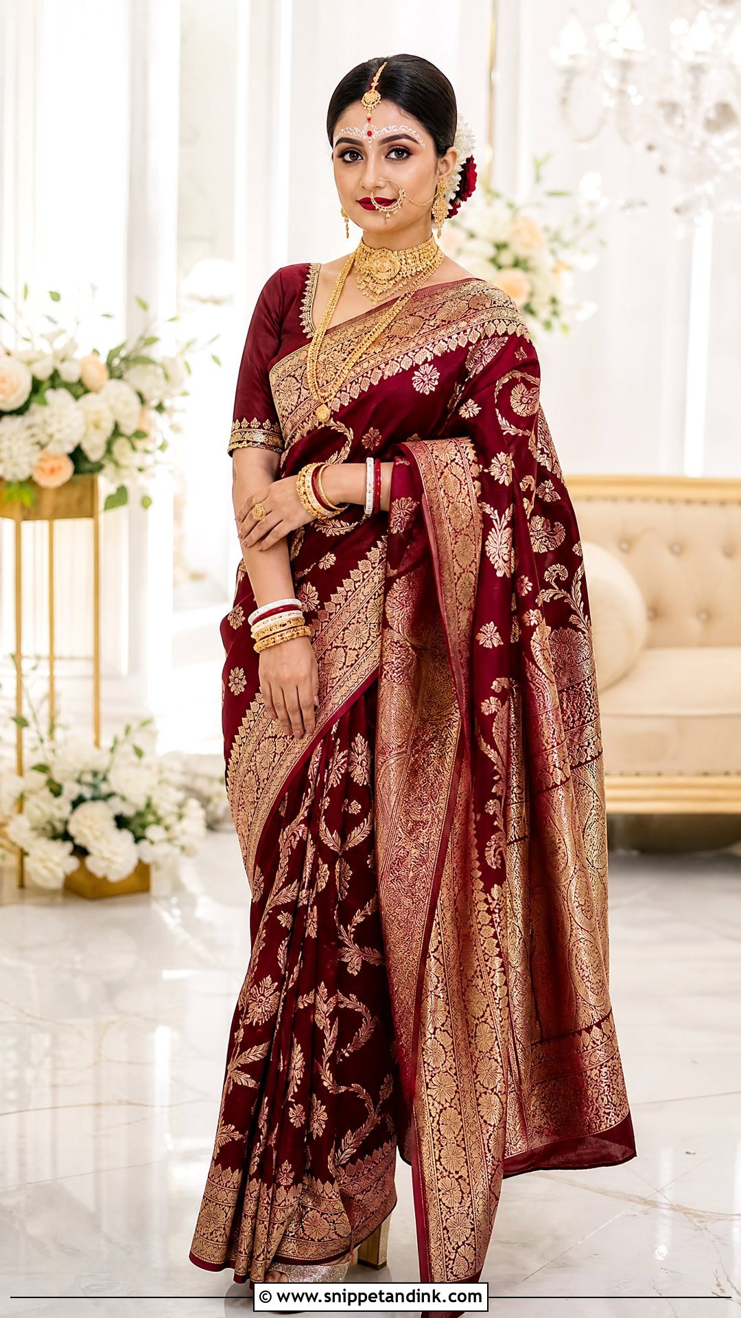 Swirl Bridal Kolka Design - Snippet and Ink - 25 Bridal Kolka Design Ideas
