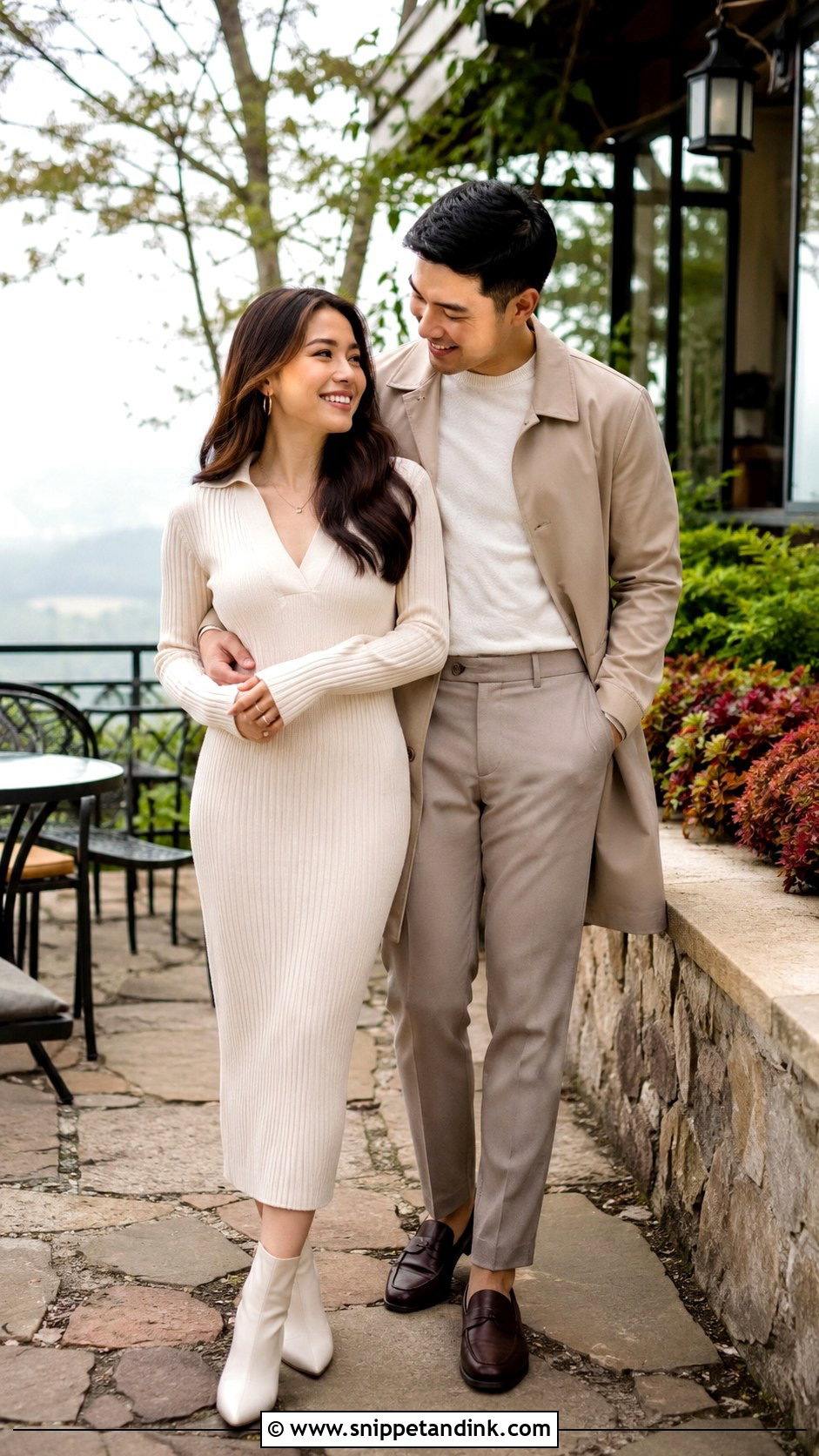 Tagaytay Prenup Knit Dress Outfit - Snippet and Ink - 25 Prenup Outfit Ideas Philippines