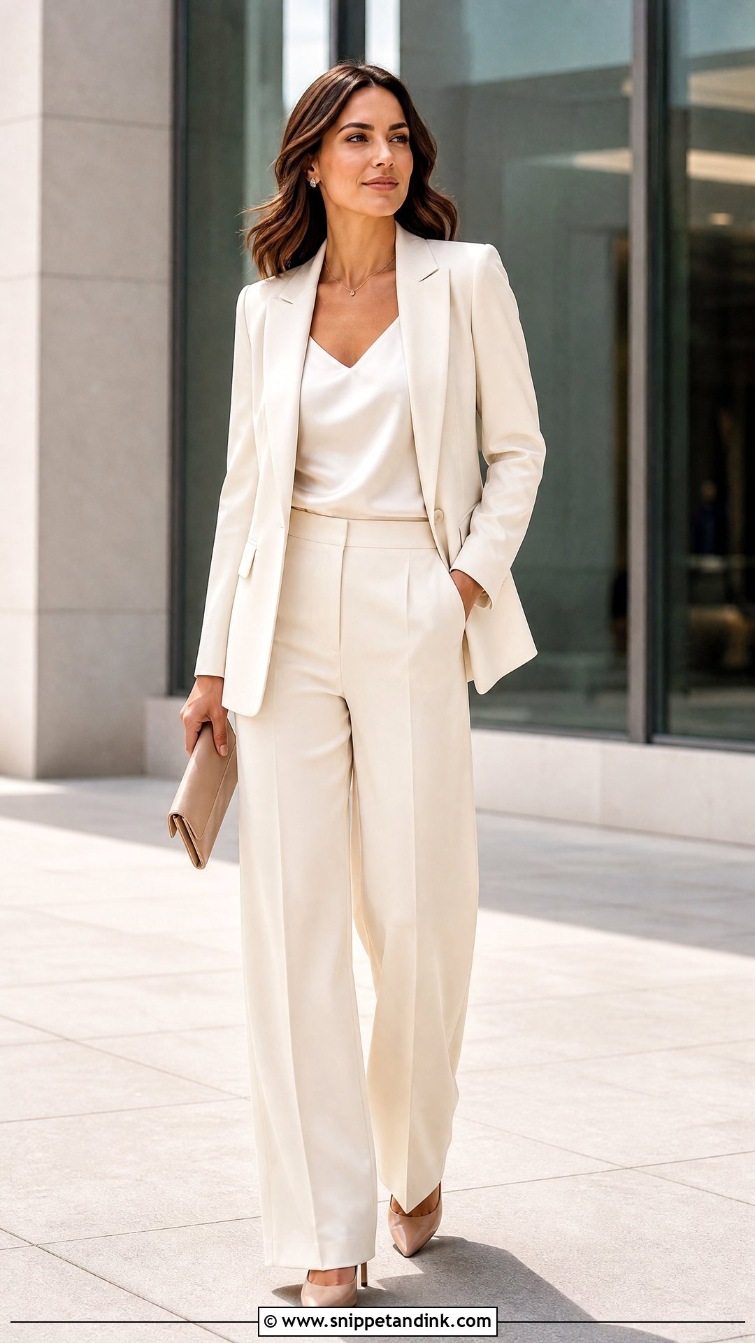 Tailored Pantsuit Ceremony Outfit - Snippet and Ink - 25 Ceremony Outfit Ideas