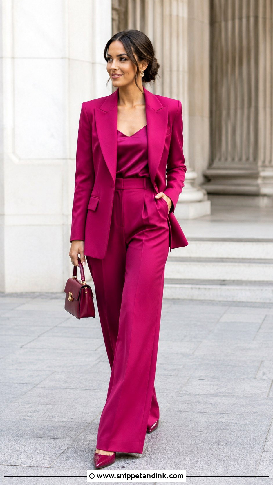 Tailored Pantsuit Wedding Guest Outfit - Snippet and Ink - 20 Best Lady Style for Wedding Ideas