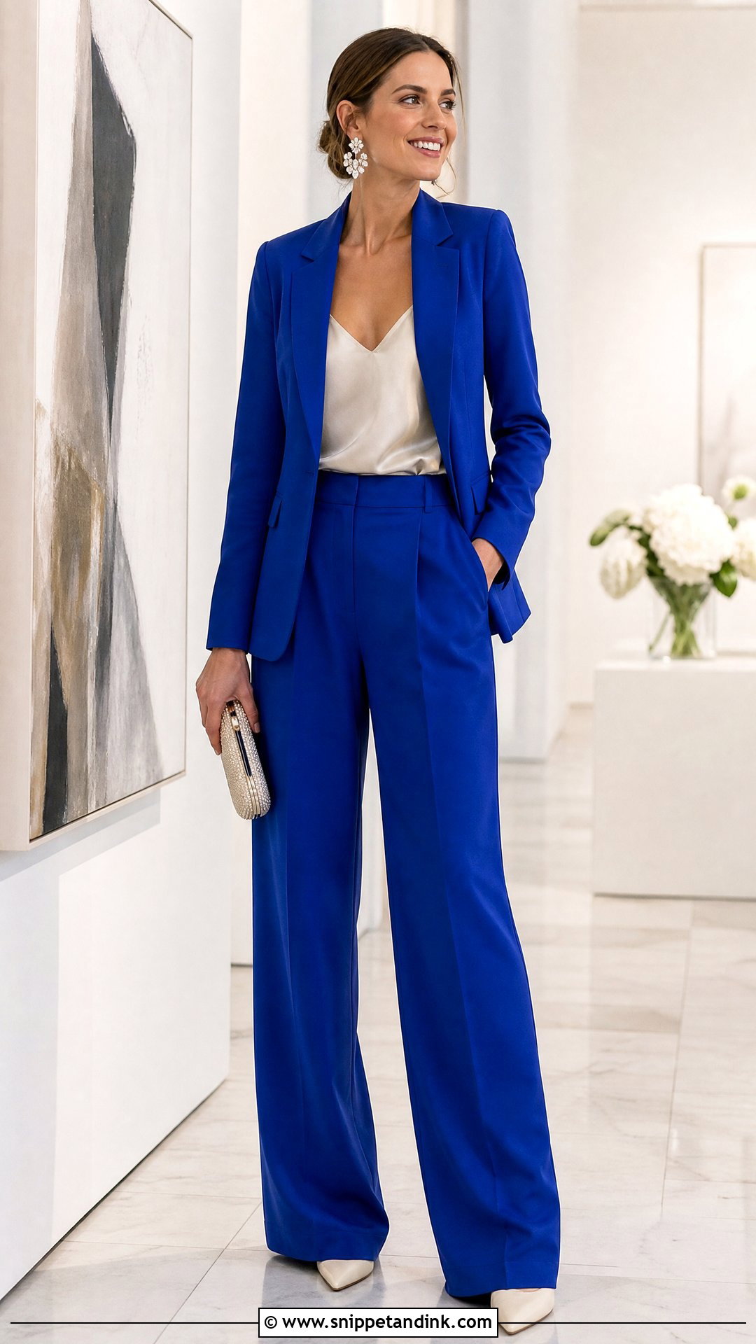 Tailored Pantsuit Wedding Outfit - Snippet and Ink - 20 Wedding Outfits for Ladies