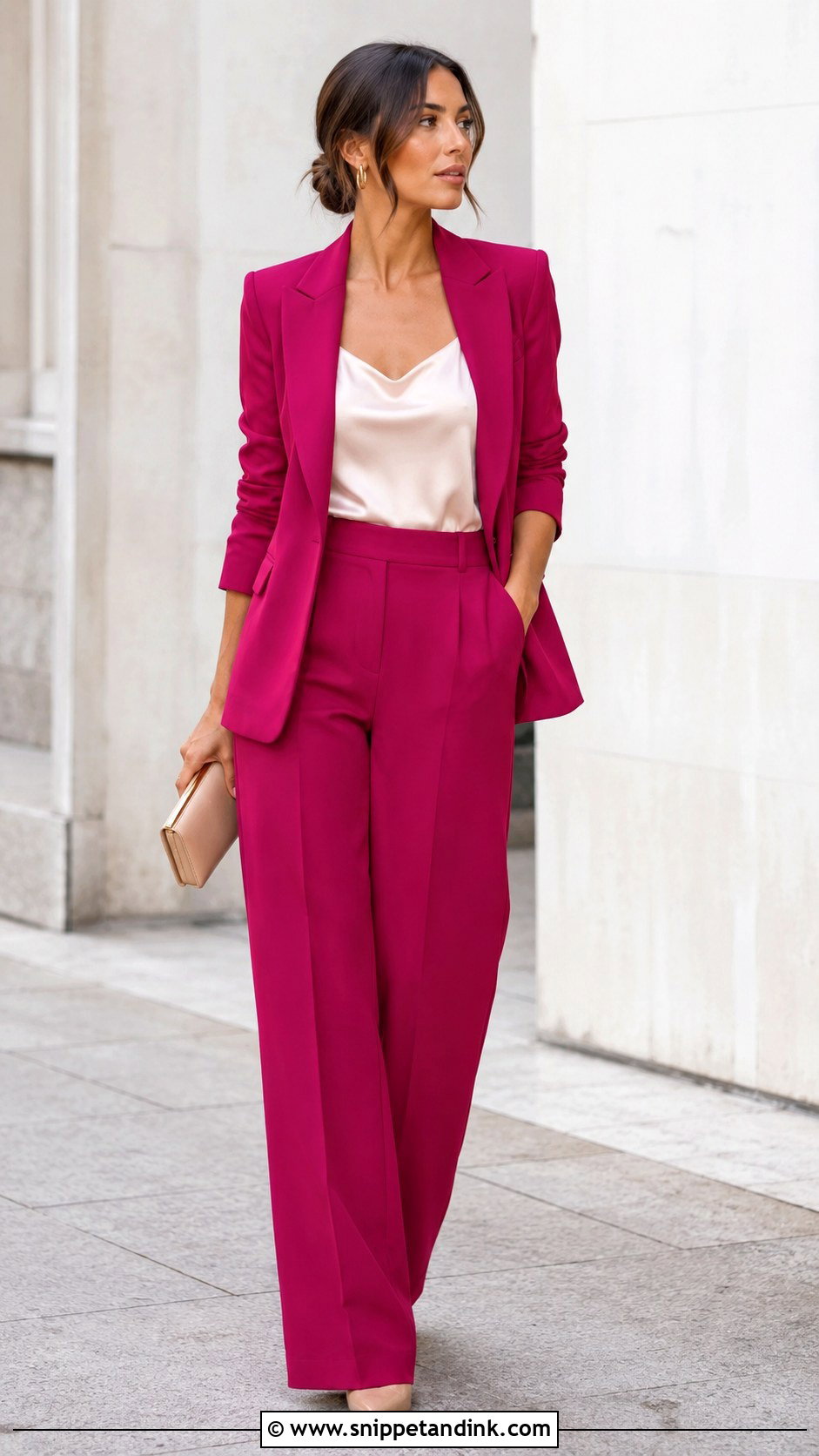 Tailored Trouser Suit Wedding Guest Outfit - Snippet and Ink - 20 Fashion Wedding Ideas