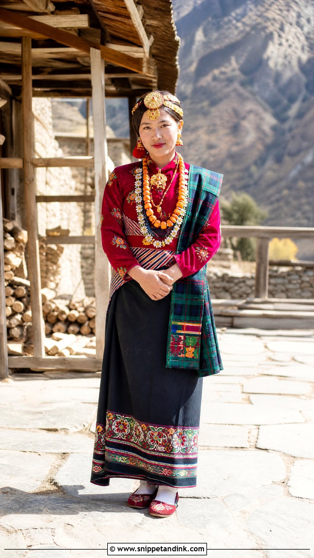 Tamang Nepali Wedding Dress - Snippet and Ink - 25 Nepali Wedding Dress Ideas