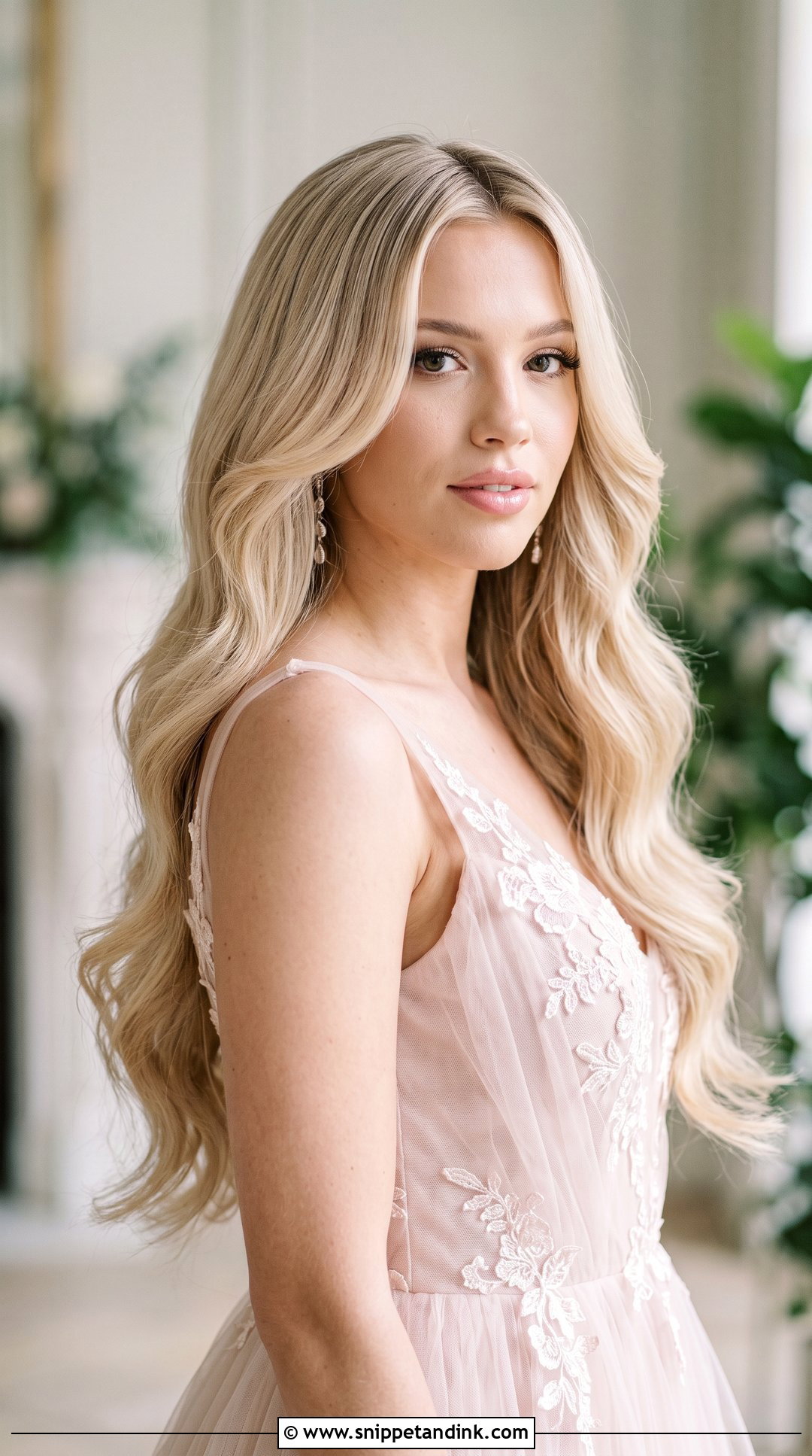 Tammy Hembrow Long Blonde Extensions - Snippet and Ink - 15 Tammy Hembrow Wedding Hair Ideas