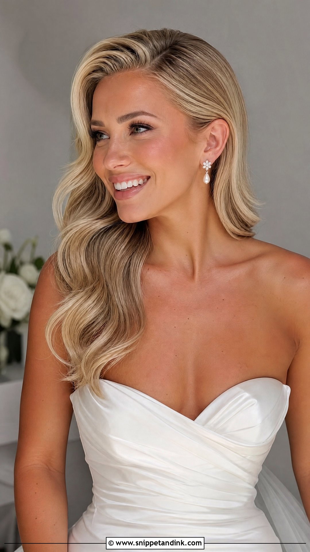 Tammy Hembrow Wedding Hair With Side Part - Snippet and Ink - 15 Tammy Hembrow Wedding Hair Ideas