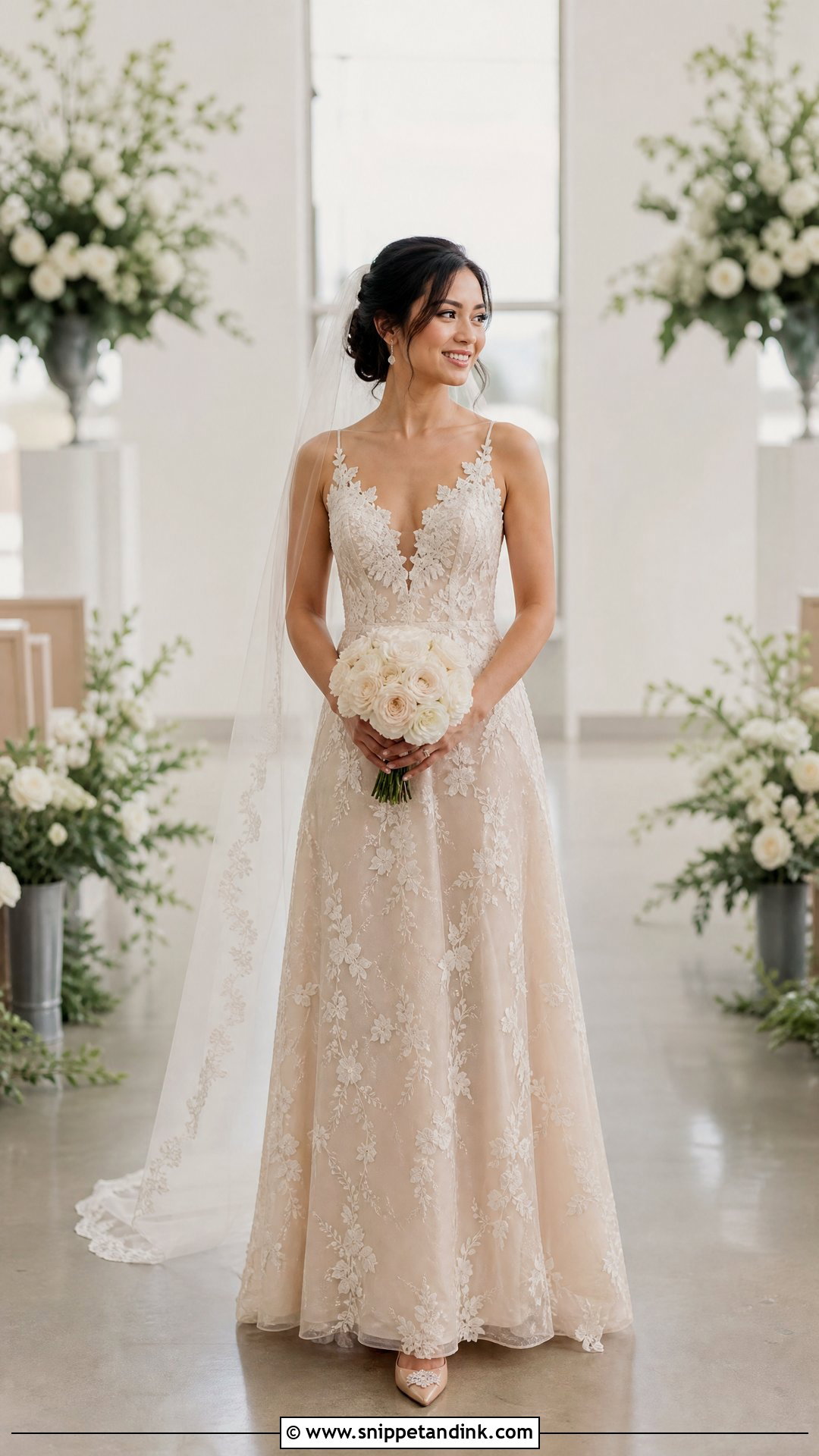 Tan Petite Wedding Dress - Snippet and Ink - 20 Tan Wedding Dress Ideas