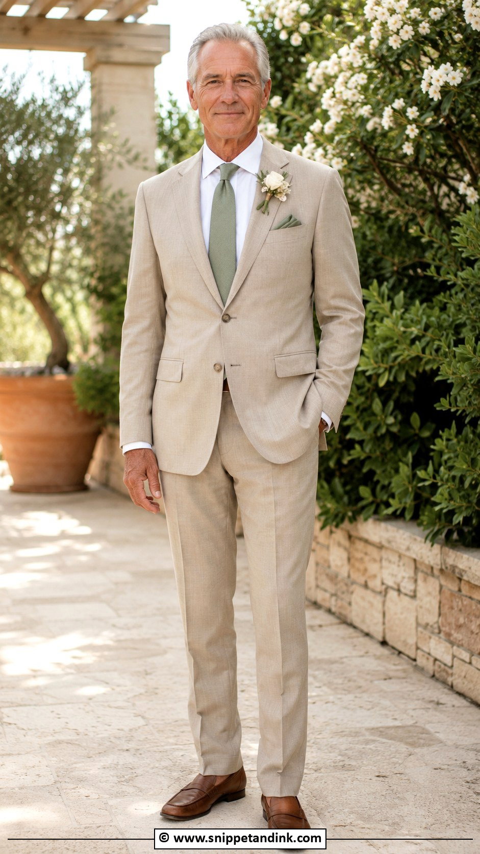 Tan Suit Father Of The Bride Attire - Snippet and Ink - 30 Father of the Bride Attire Ideas