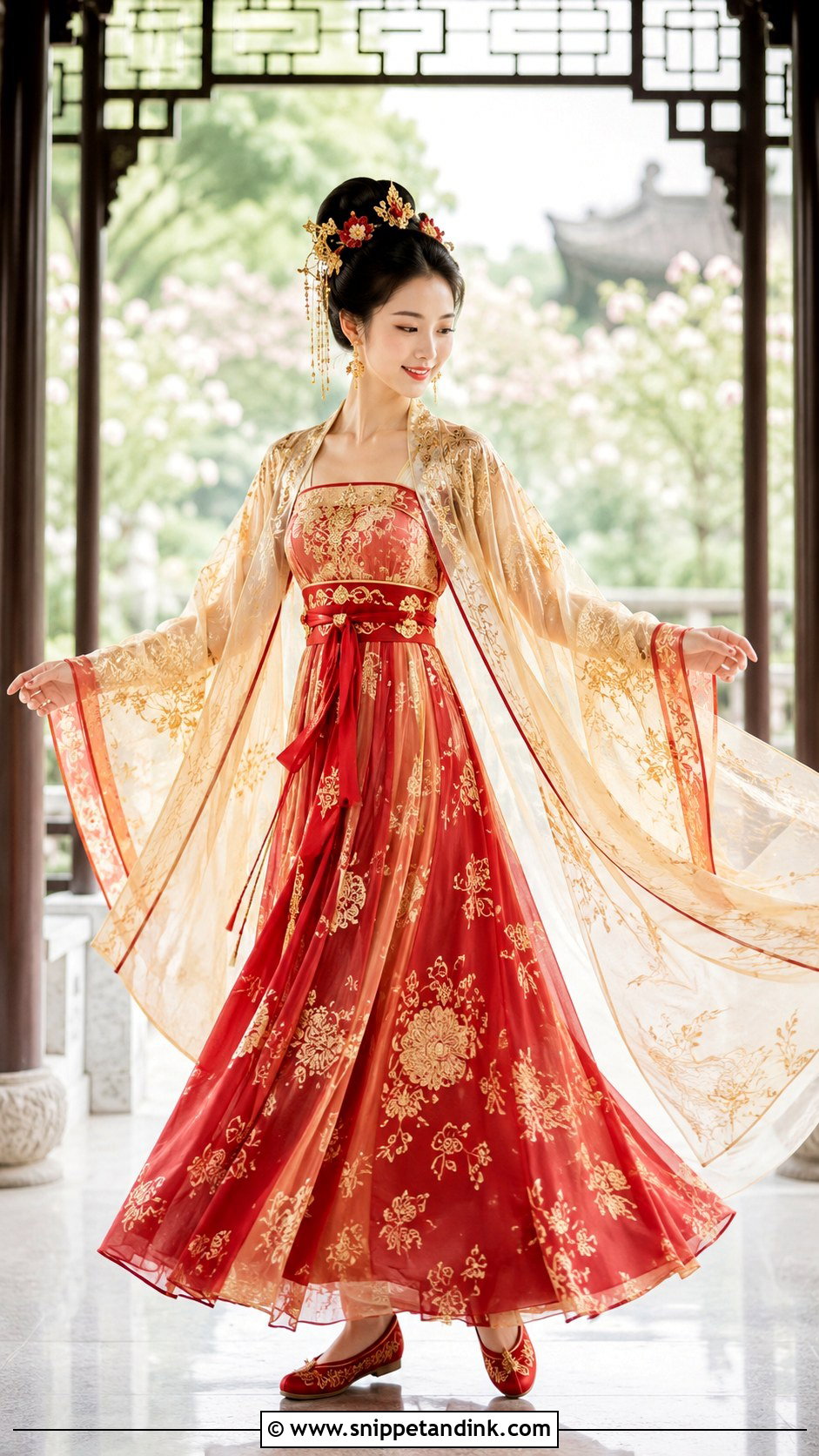 Tang Dynasty Hanfu Wedding Dress - Snippet and Ink - 20 China Wedding Dress Ideas