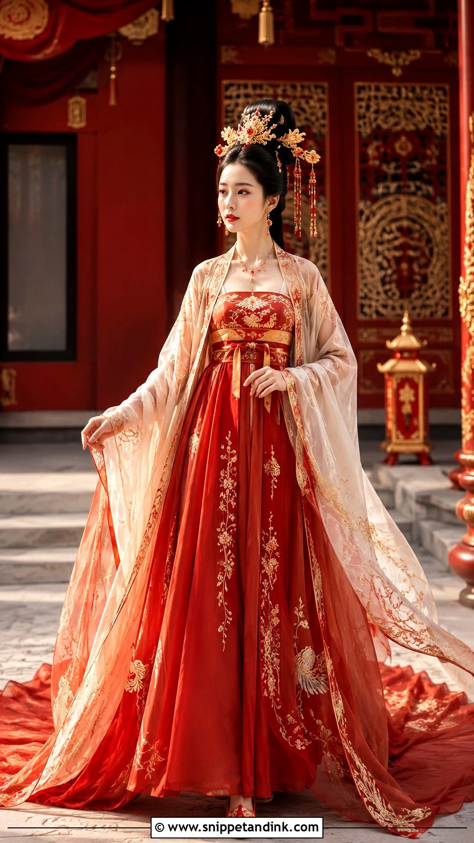 Tang Dynasty Hanfu Wedding Dress - Snippet and Ink - 25 Traditional Chinese Wedding Dress Ideas