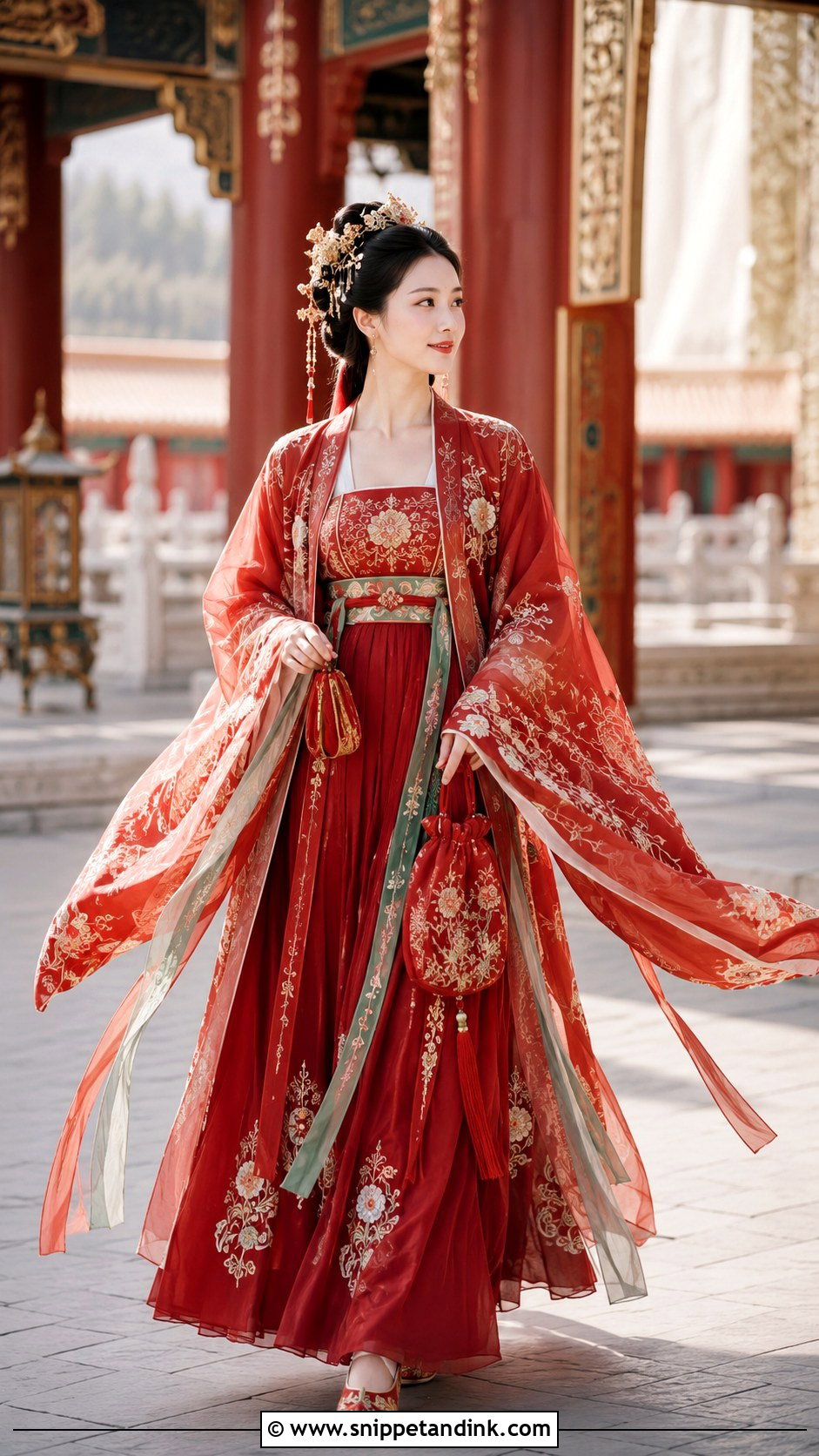 Tang Dynasty Hanfu Wedding Outfit - Snippet and Ink - 20 Wedding Hanfu Ideas