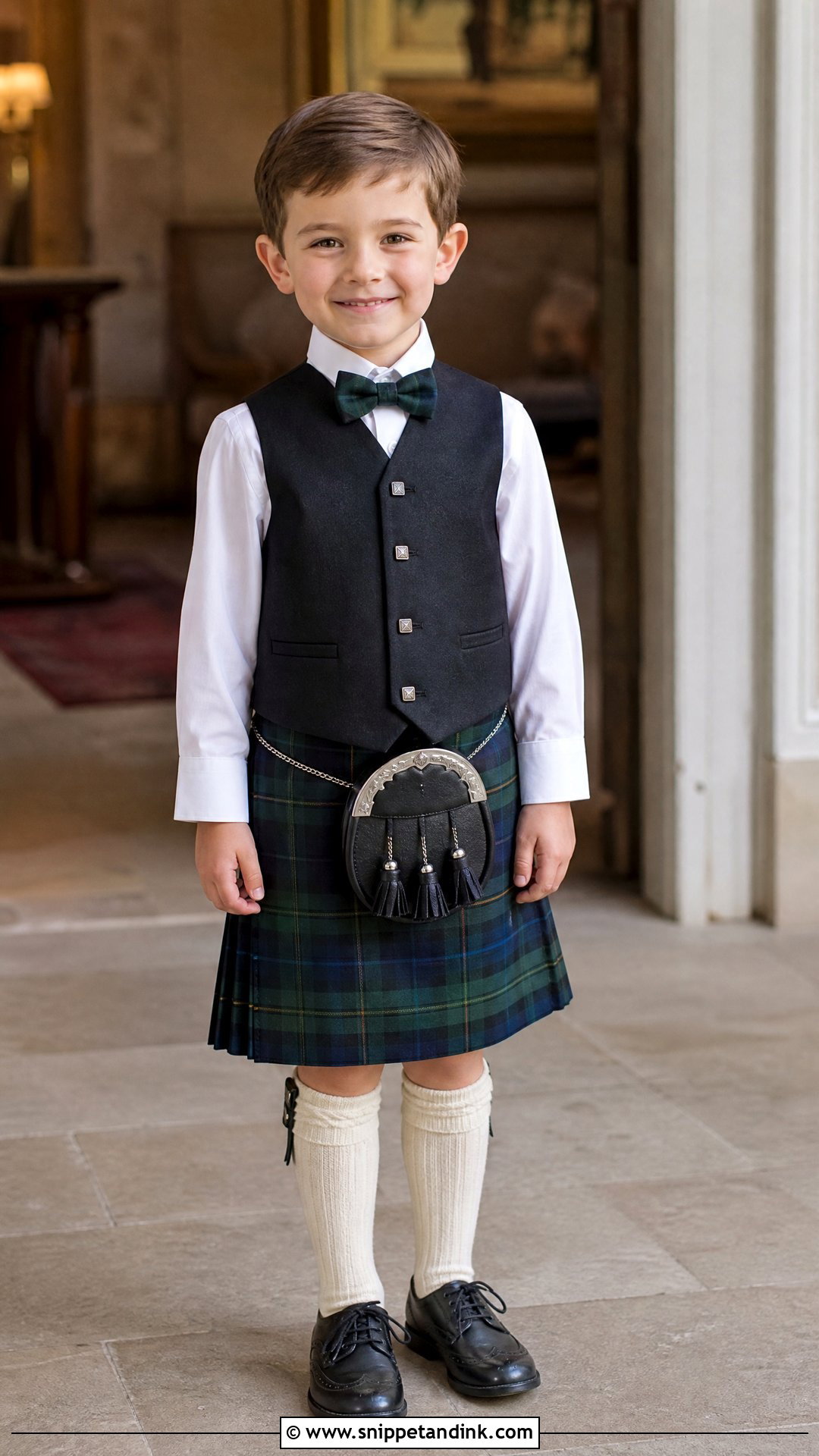 Tartan Kilt Page Boy Outfit - Snippet and Ink - 20 Page Boys Ideas