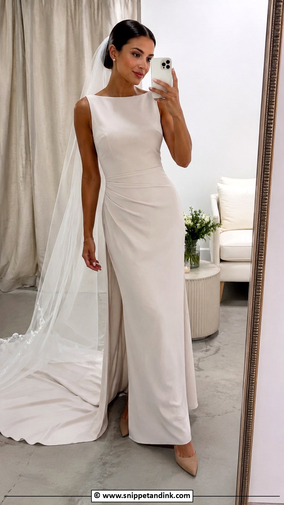 Taupe Wedding Dress - Snippet and Ink - 25 Non Traditional Wedding Dress Colors