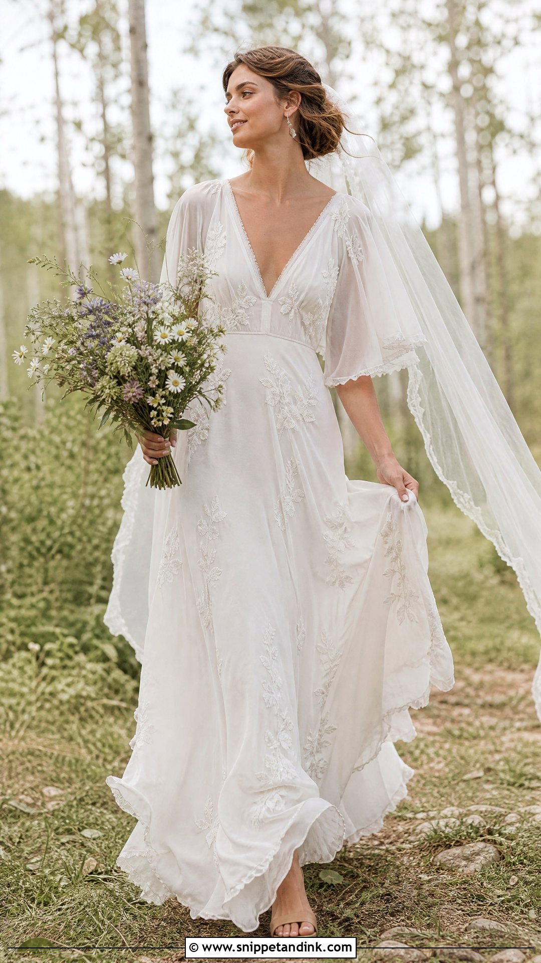 Taylor Hill Boho Wedding Dress - Snippet and Ink - 20 Taylor Hill Wedding Dress Ideas