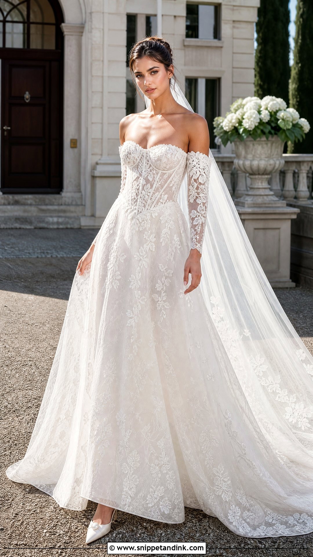 Taylor Hill Corset Wedding Dress - Snippet and Ink - 20 Taylor Hill Wedding Dress Ideas