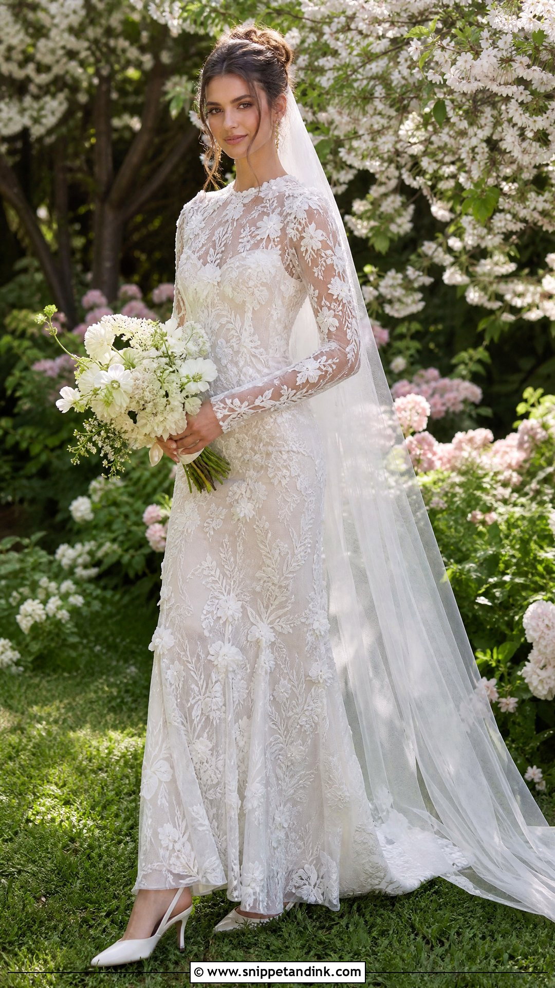 Taylor Hill Floral Lace Wedding Dress - Snippet and Ink - 20 Taylor Hill Wedding Dress Ideas